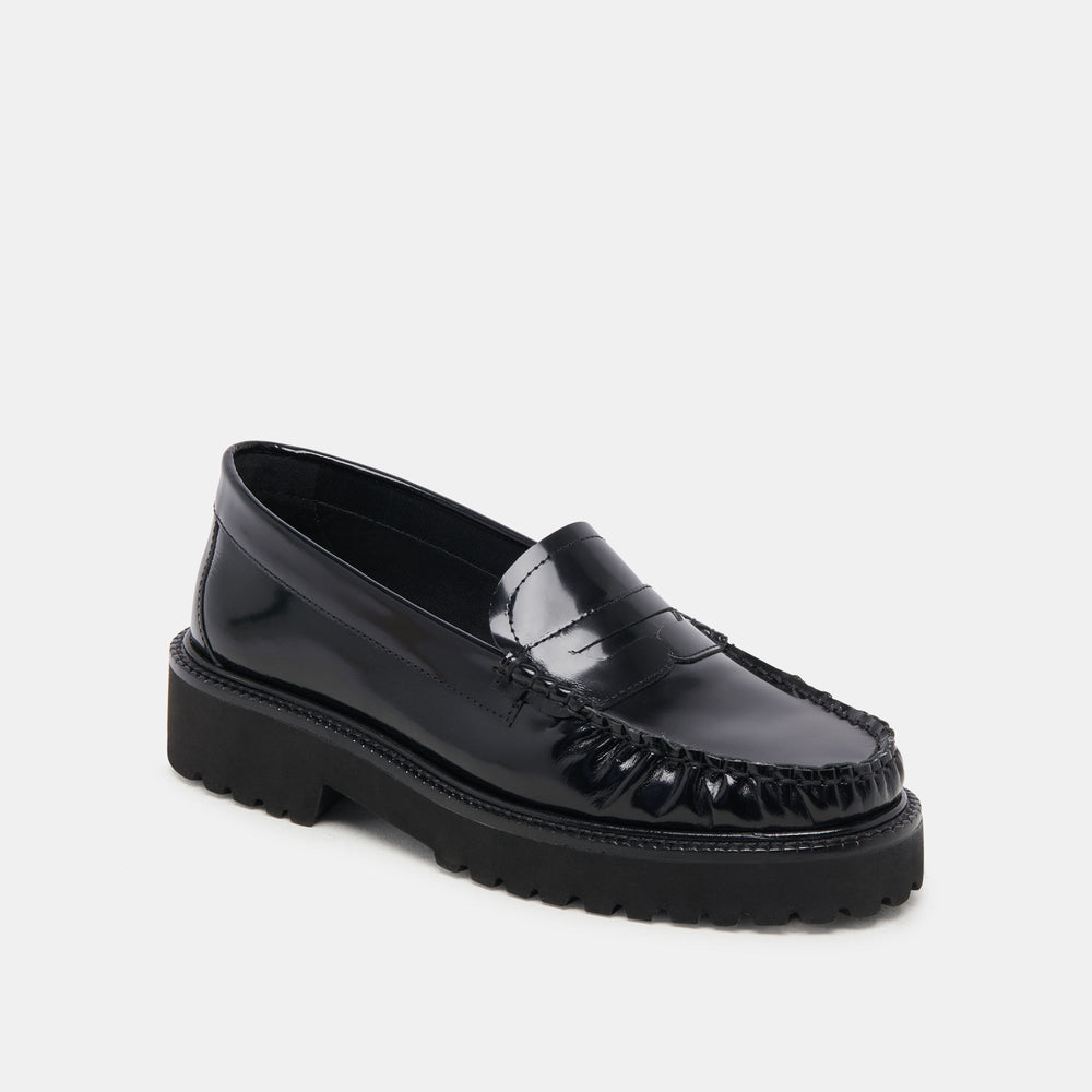 MAXWELL LOAFERS BLACK LEATHER | Dolce Vita Women