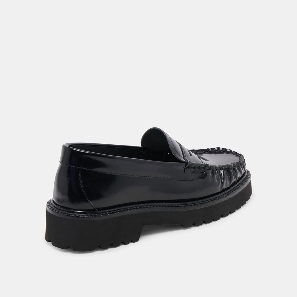 MAXWELL LOAFERS BLACK LEATHER | Dolce Vita Women
