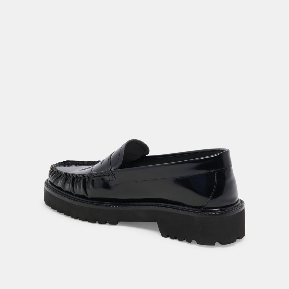MAXWELL LOAFERS BLACK LEATHER | Dolce Vita Women