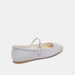 REYES BALLET FLATS DUSTY BLUE SUEDE | Dolce Vita Women