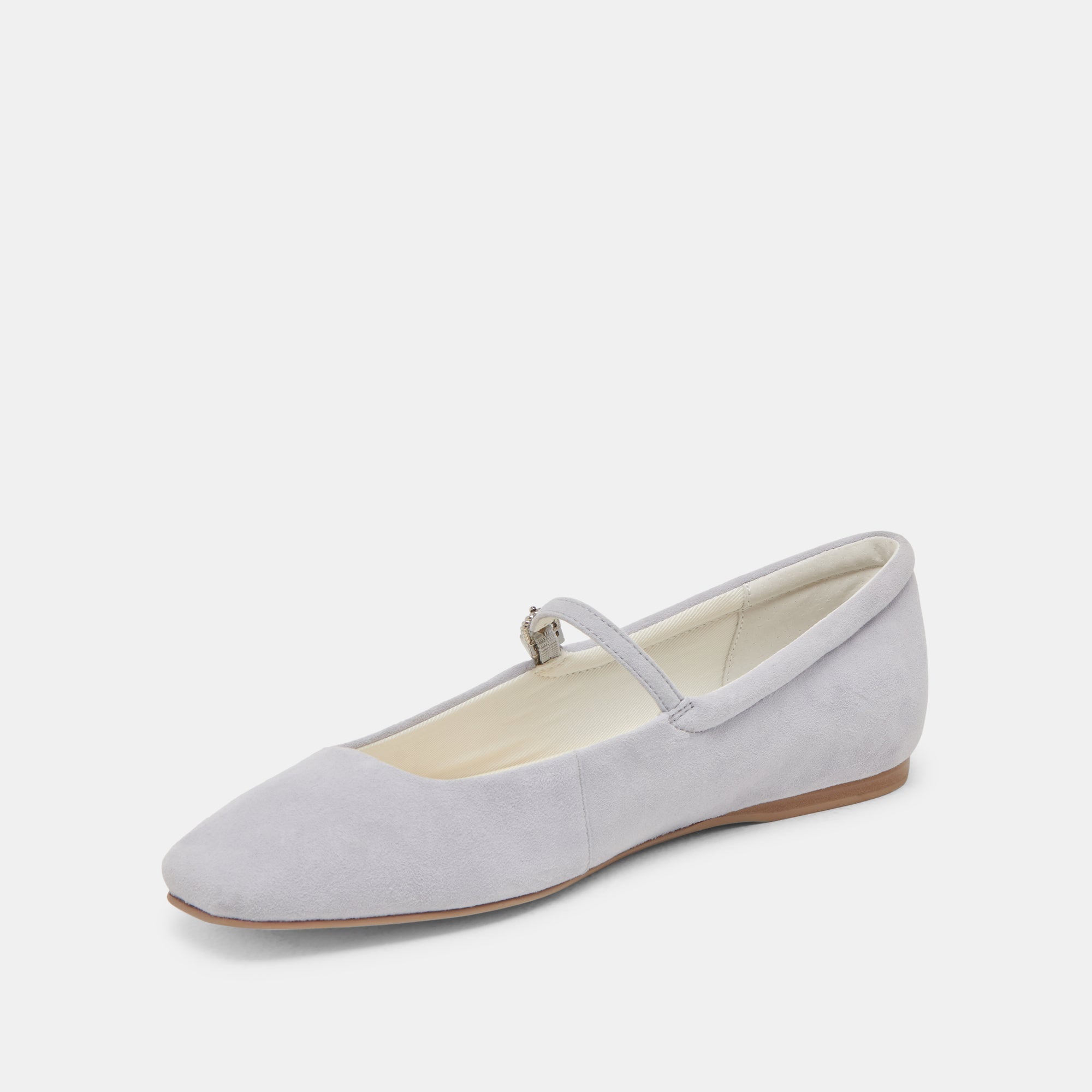 REYES BALLET FLATS DUSTY BLUE SUEDE | Dolce Vita Women