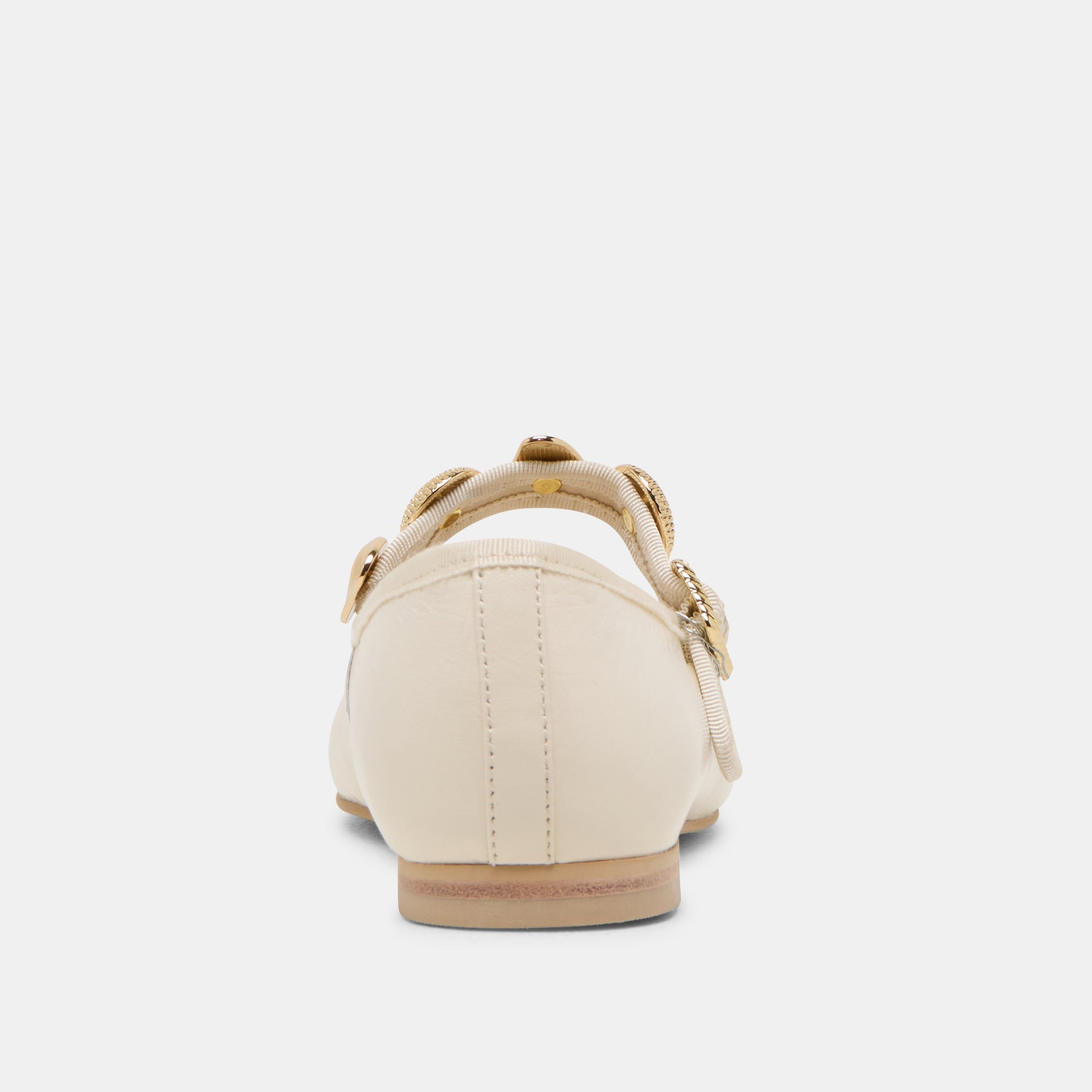 Relan Off White Leather Ballet Flats | Women Dolce Vita