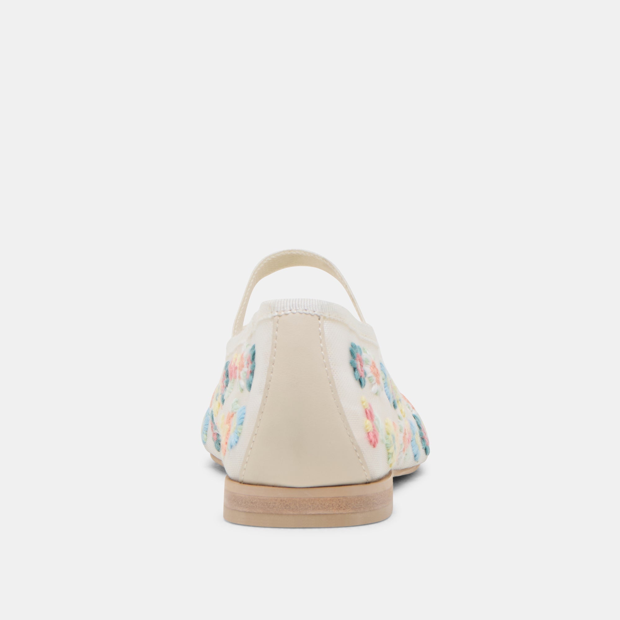 CADEL FLORAL BALLET FLATS IVORY FLORAL MESH | Dolce Vita Women