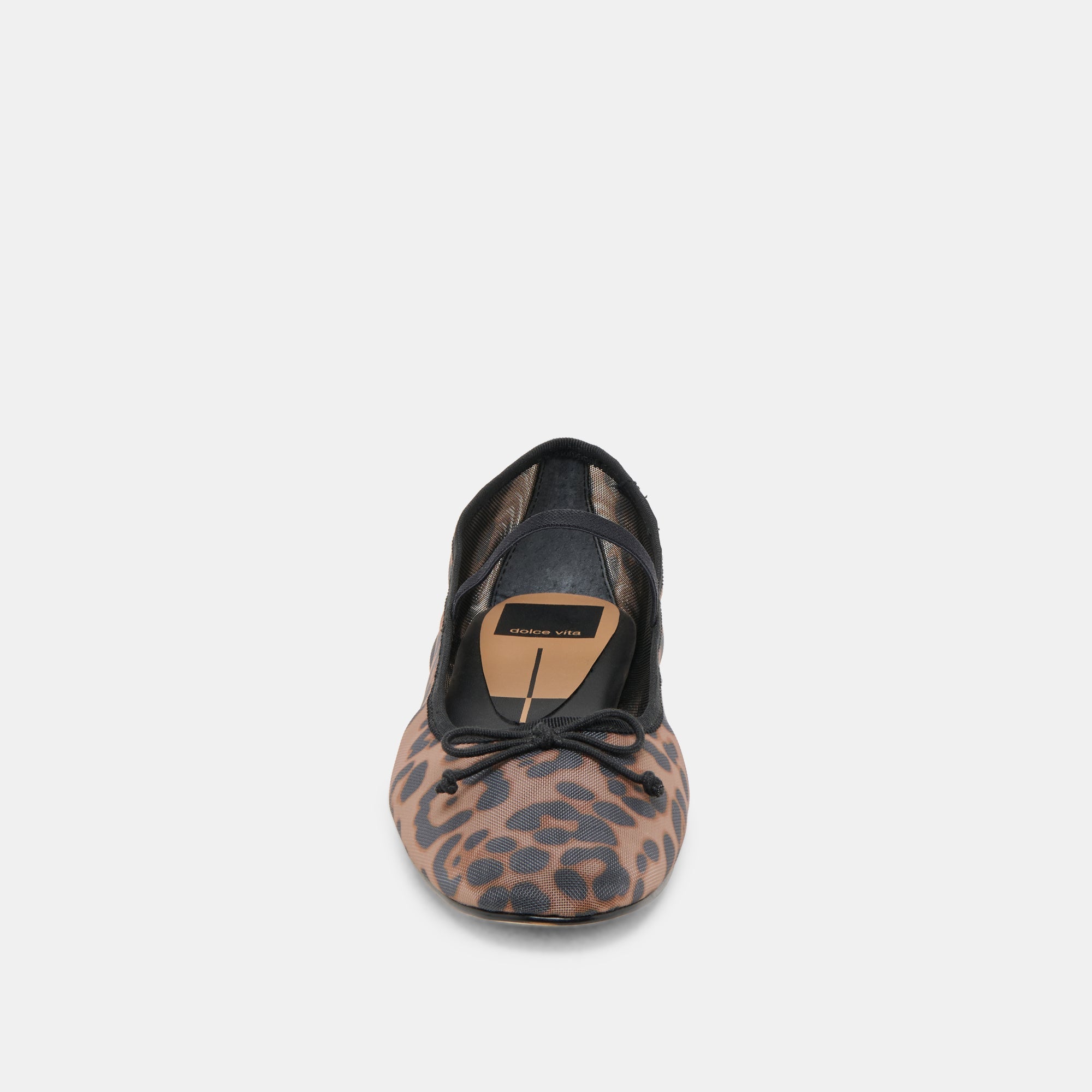 CADEL BALLET FLATS DK LEOPARD MESH | Women Dolce Vita