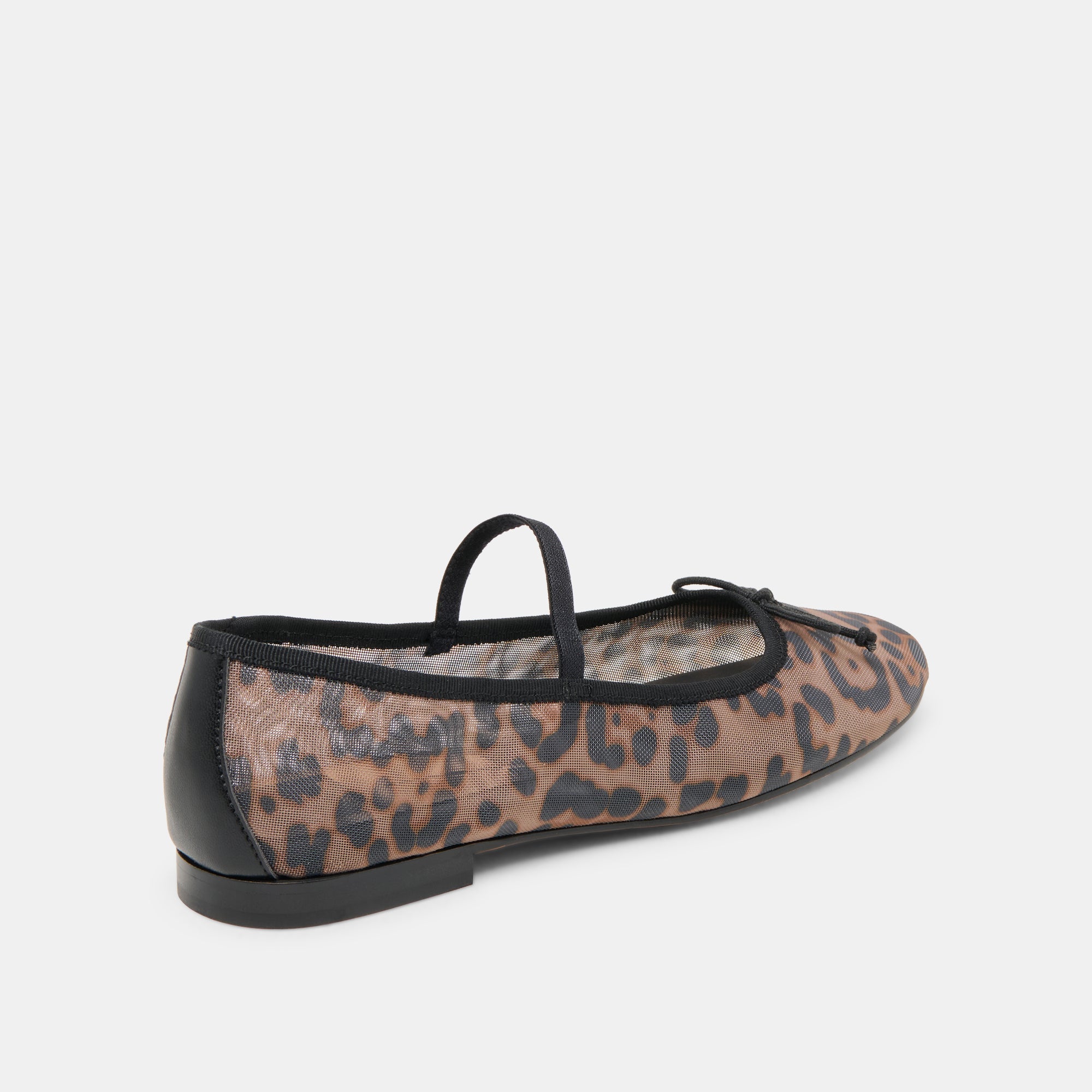 CADEL BALLET FLATS DK LEOPARD MESH | Women Dolce Vita