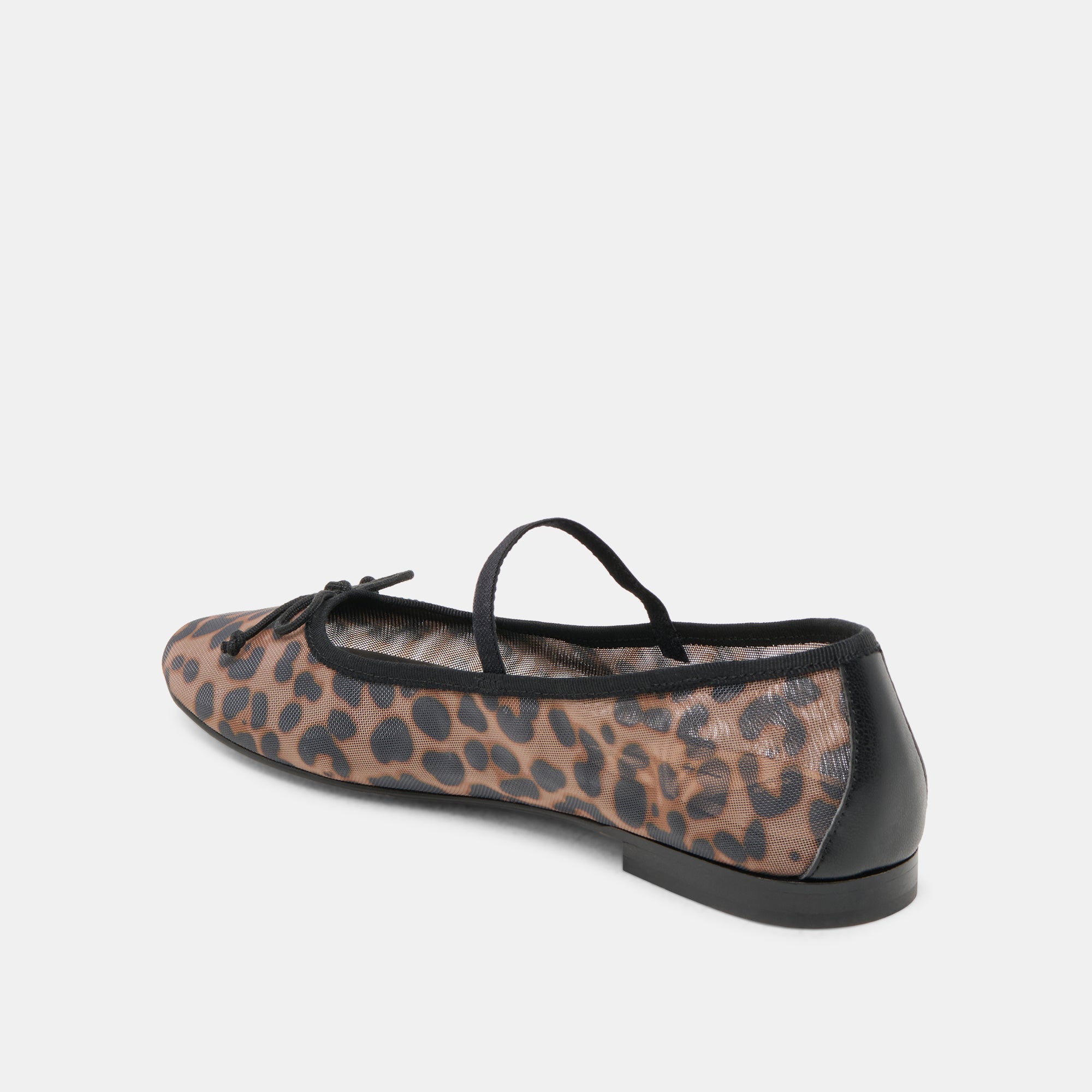 CADEL BALLET FLATS DK LEOPARD MESH | Women Dolce Vita