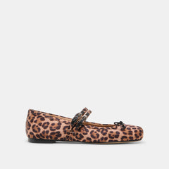 Gibsen Dk Leopard Satin Ballet Flats | Women Dolce Vita