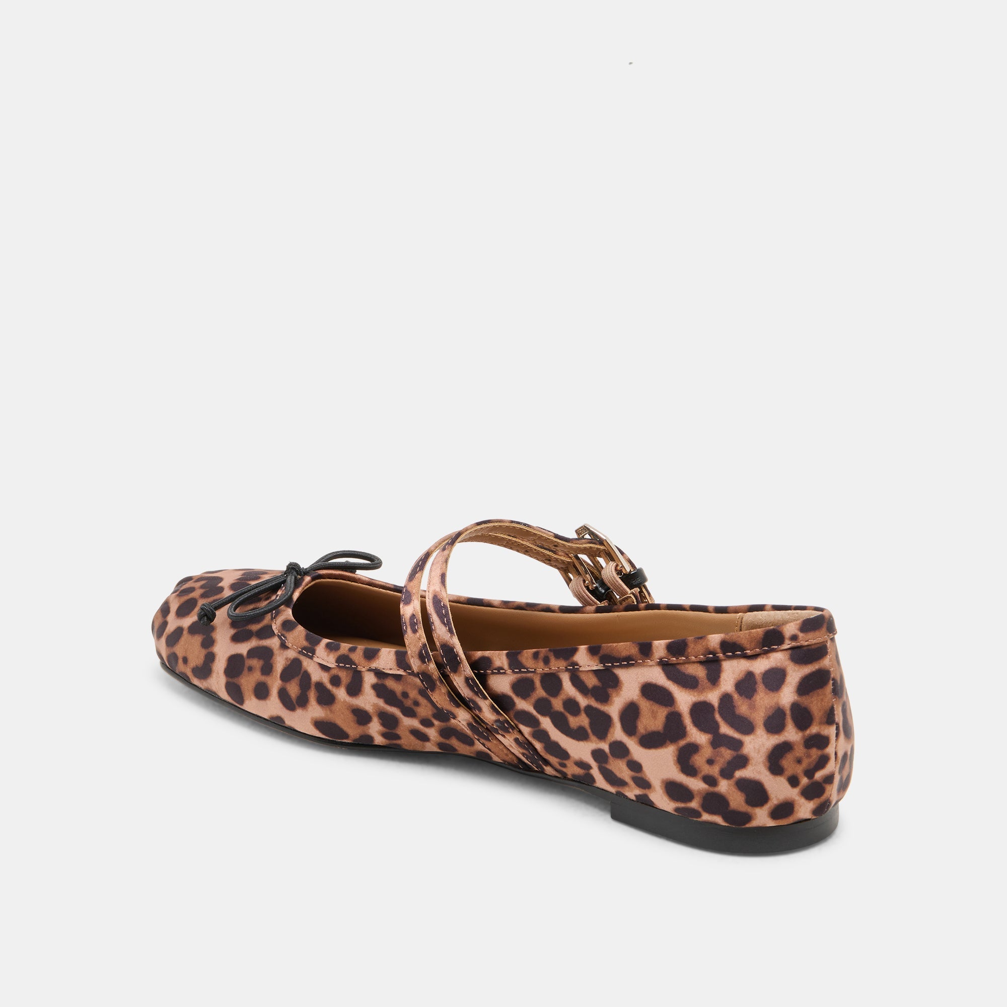 Gibsen Dk Leopard Satin Ballet Flats | Women Dolce Vita