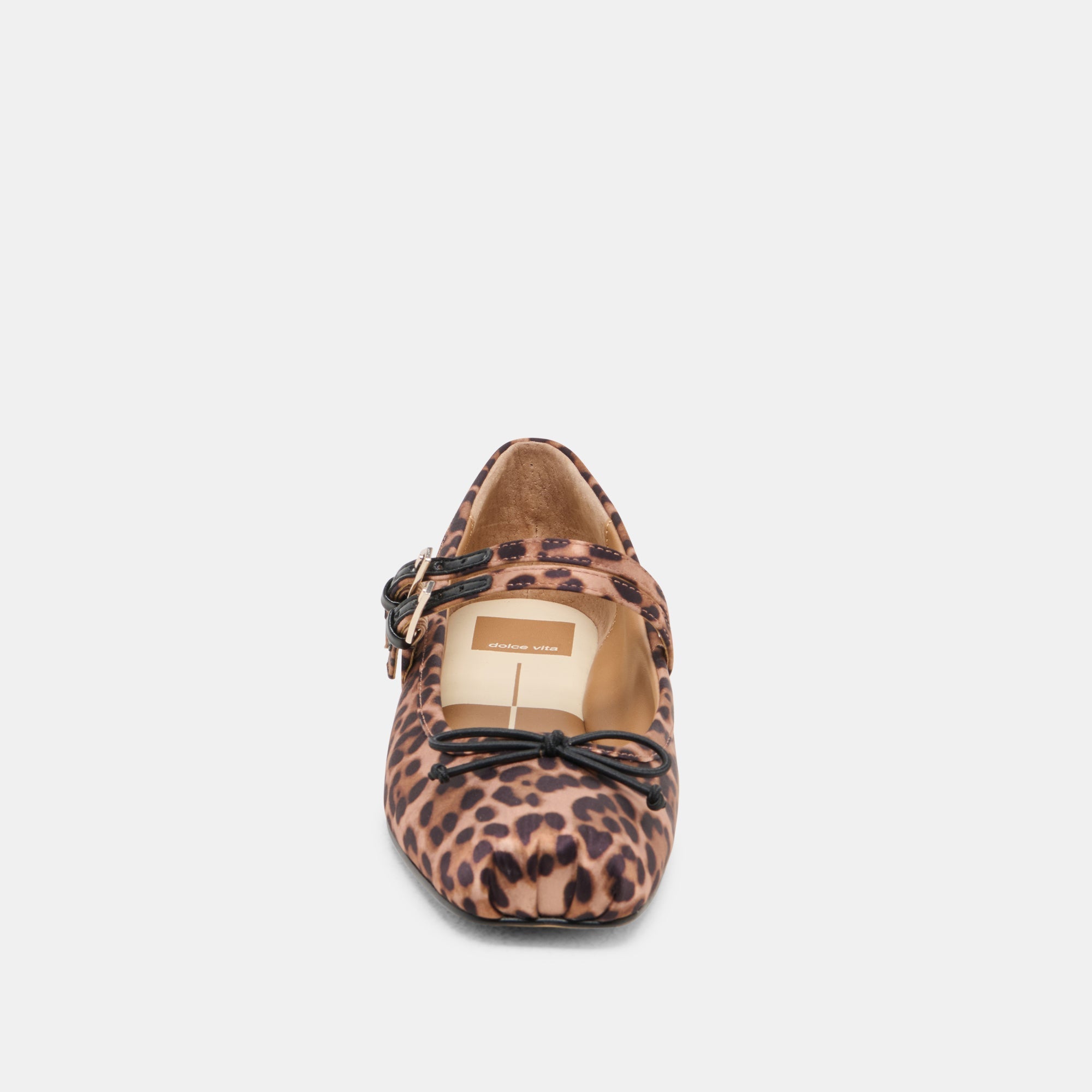 Gibsen Dk Leopard Satin Ballet Flats | Women Dolce Vita