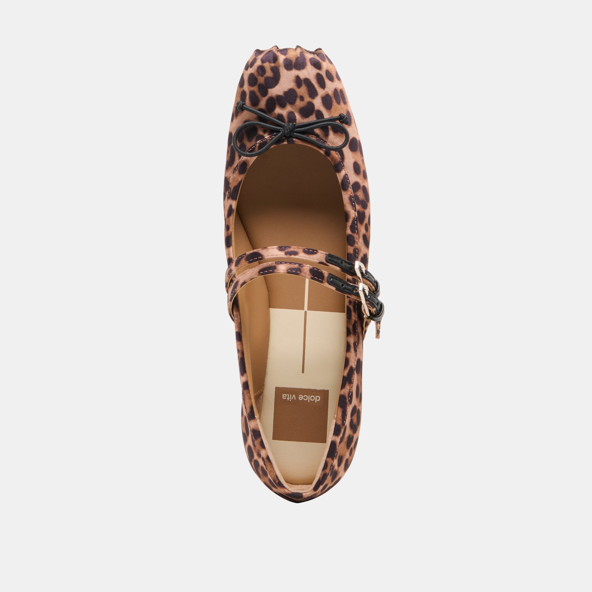 Gibsen Dk Leopard Satin Ballet Flats | Women Dolce Vita