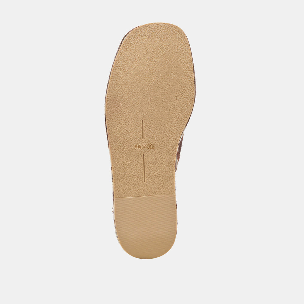 Rosita Cocoa Taurus Calf Hair Flats | Dolce Vita Women