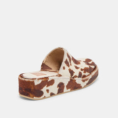Rosita Cocoa Taurus Calf Hair Flats | Dolce Vita Women