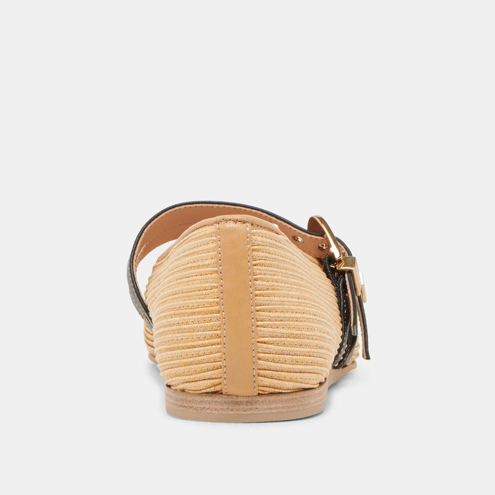BAYLEE BALLET FLATS NATURAL RAFFIA | Dolce Vita Women