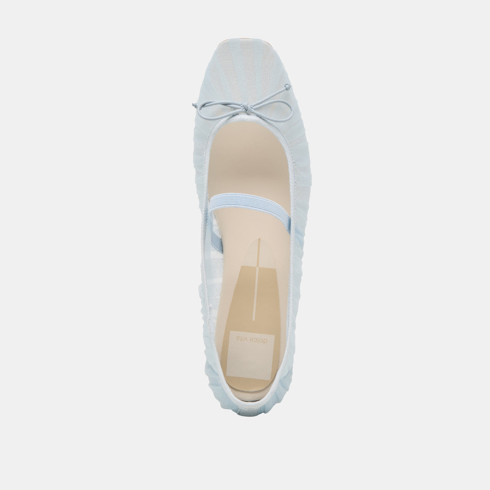 Raeven Light Blue Tulle Ballet Flats | Dolce Vita Women