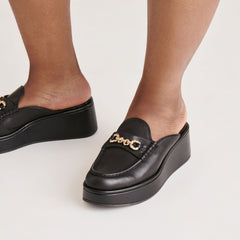 Dorrel Maroon Leather Loafers | Women Dolce Vita