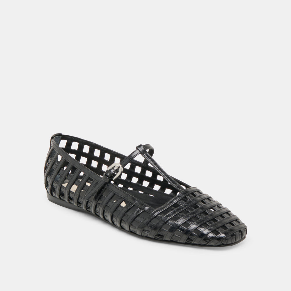 RAINS BALLET FLATS BLACK STELLA | Dolce Vita Women