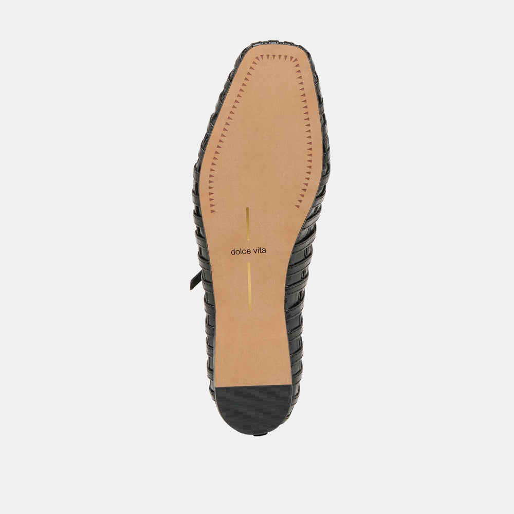 RAINS BALLET FLATS BLACK STELLA | Dolce Vita Women