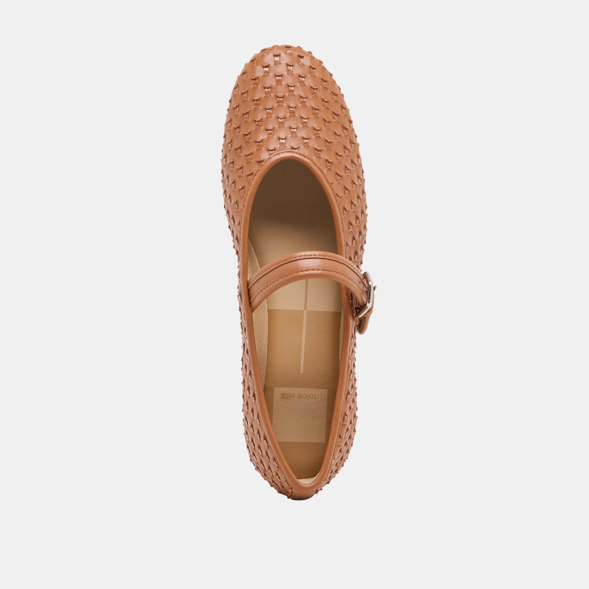 Roslyn Saddle Woven Leather Ballet Flats | Women Dolce Vita