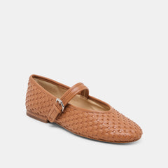 Roslyn Saddle Woven Leather Ballet Flats | Women Dolce Vita