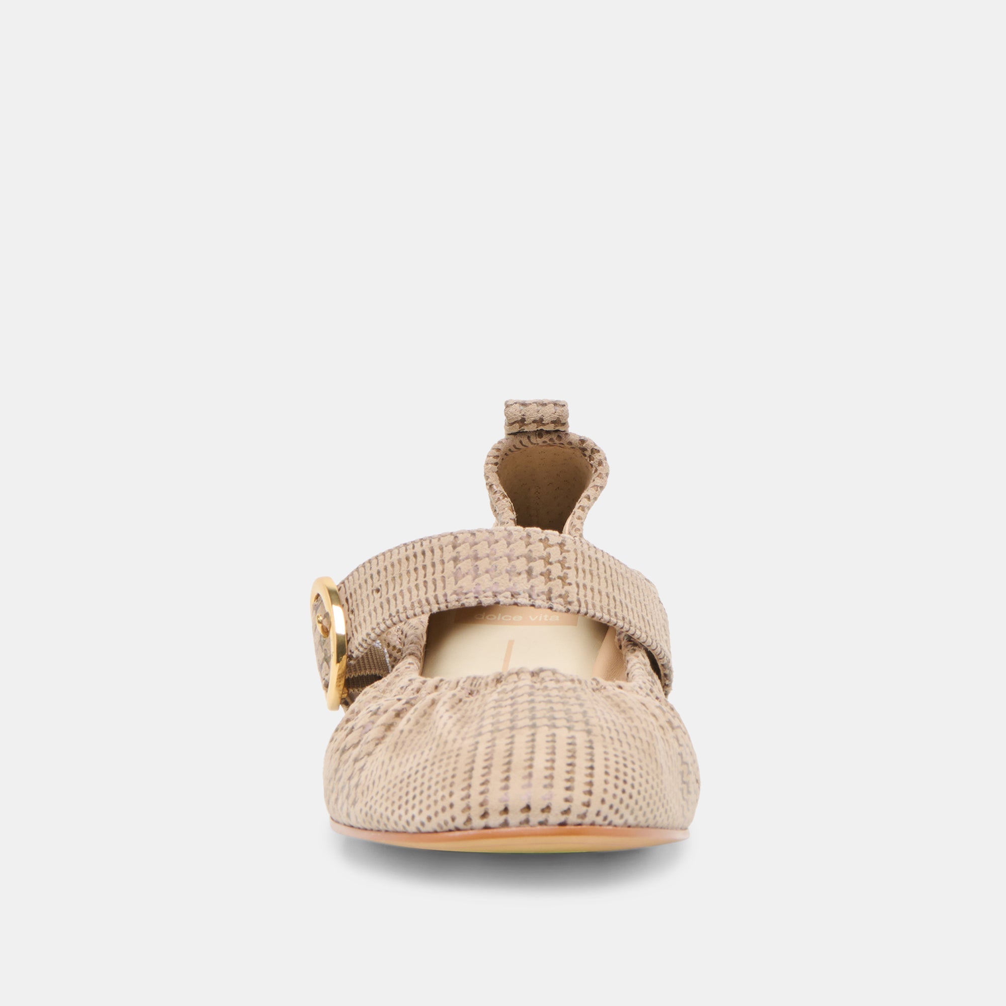 Caely Herringbone Printed Suede Ballet Flats | Dolce Vita Women