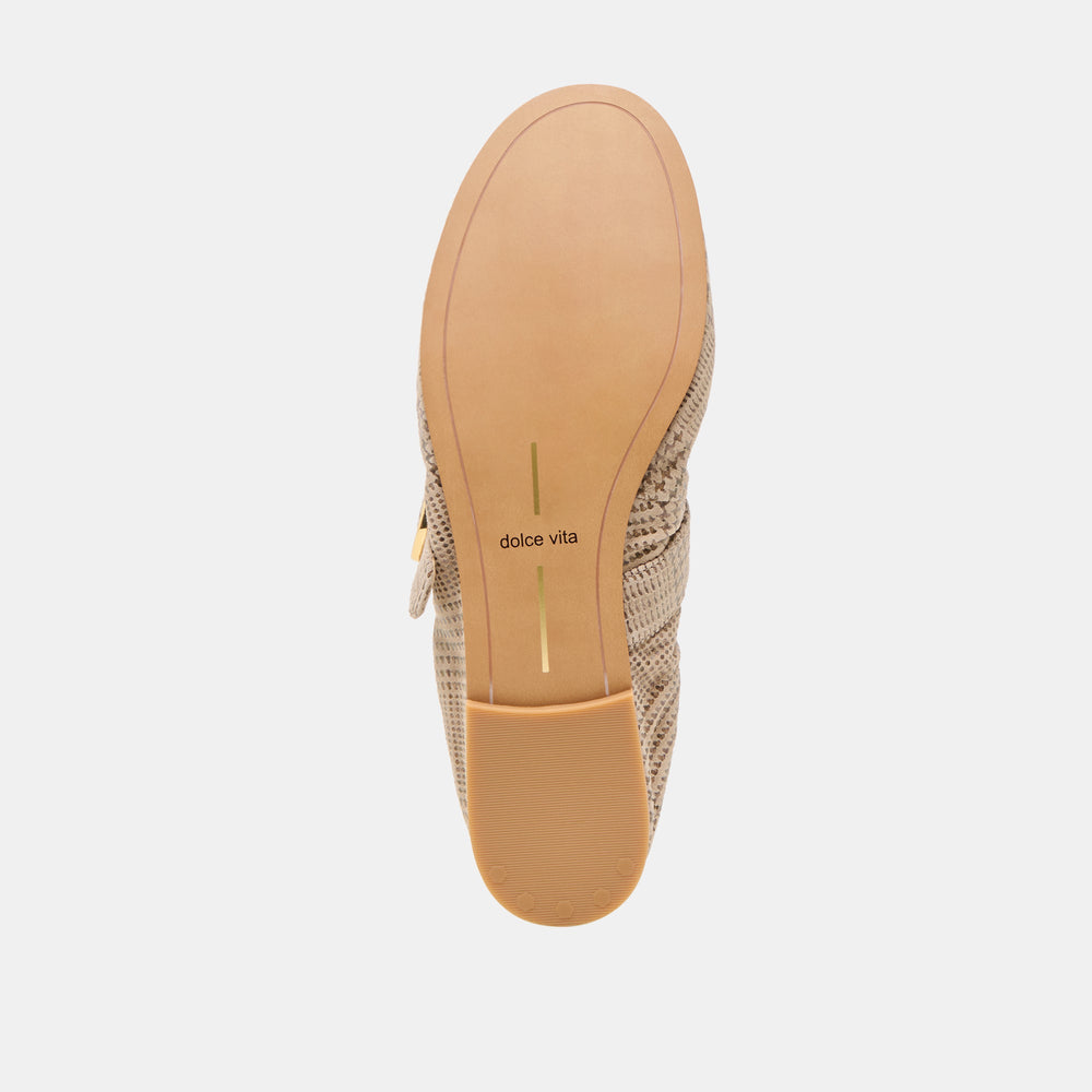 Caely Herringbone Printed Suede Ballet Flats | Dolce Vita Women