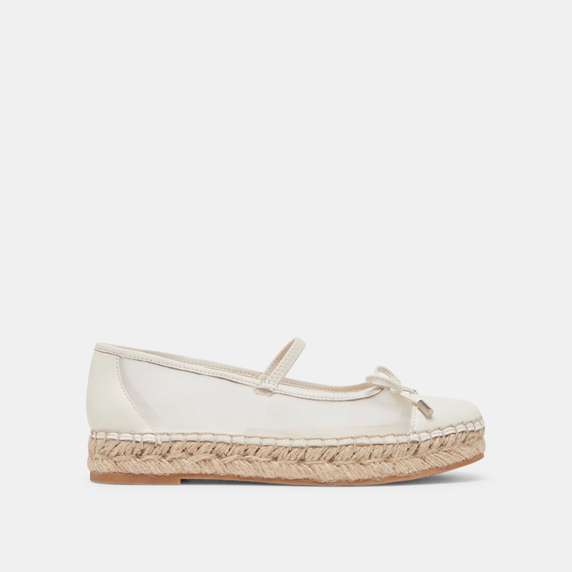 CAMBRE BALLET FLATS WHITE MESH | Women Dolce Vita