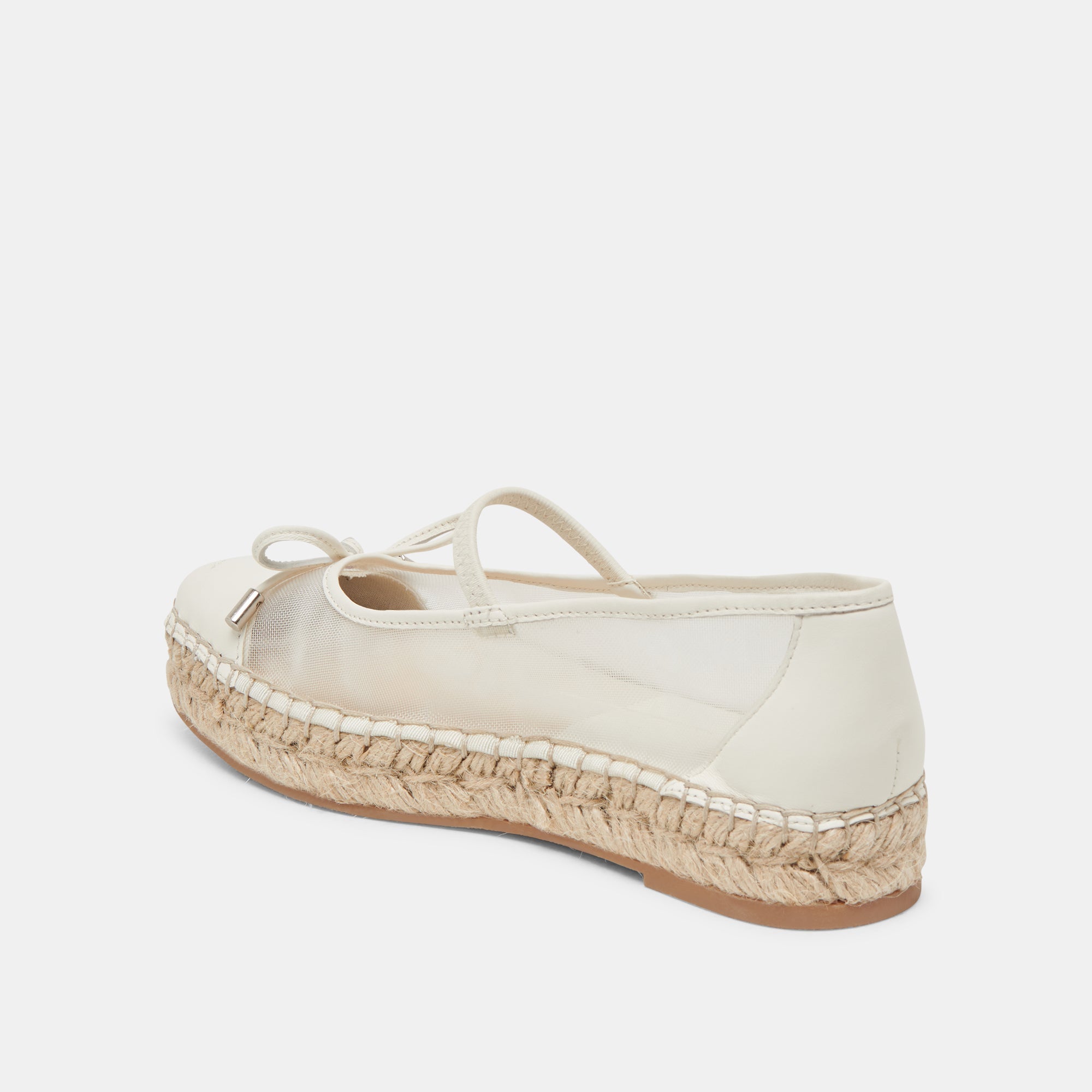 CAMBRE BALLET FLATS WHITE MESH | Women Dolce Vita
