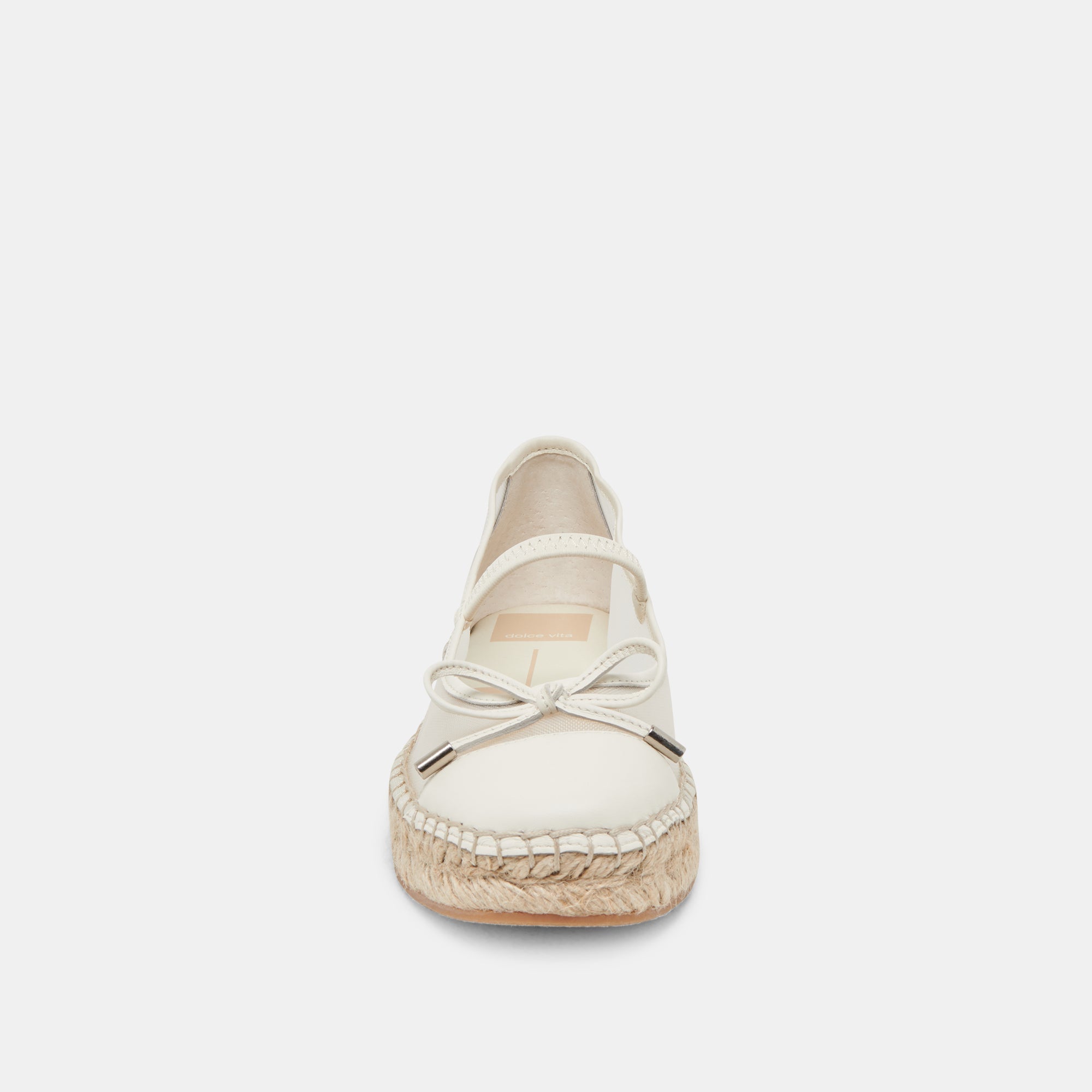 CAMBRE BALLET FLATS WHITE MESH | Women Dolce Vita