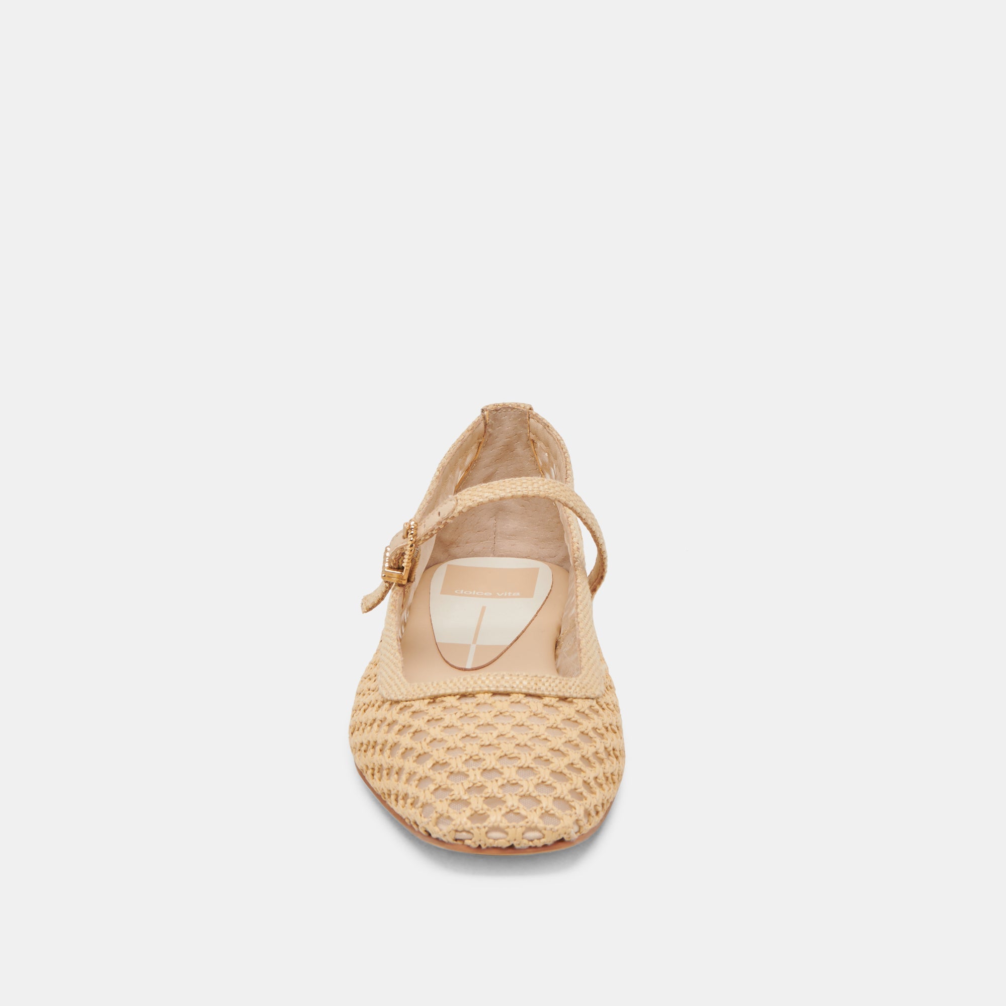 Reyes Lt Natural Woven Raffia Ballet Flats | Dolce Vita Women
