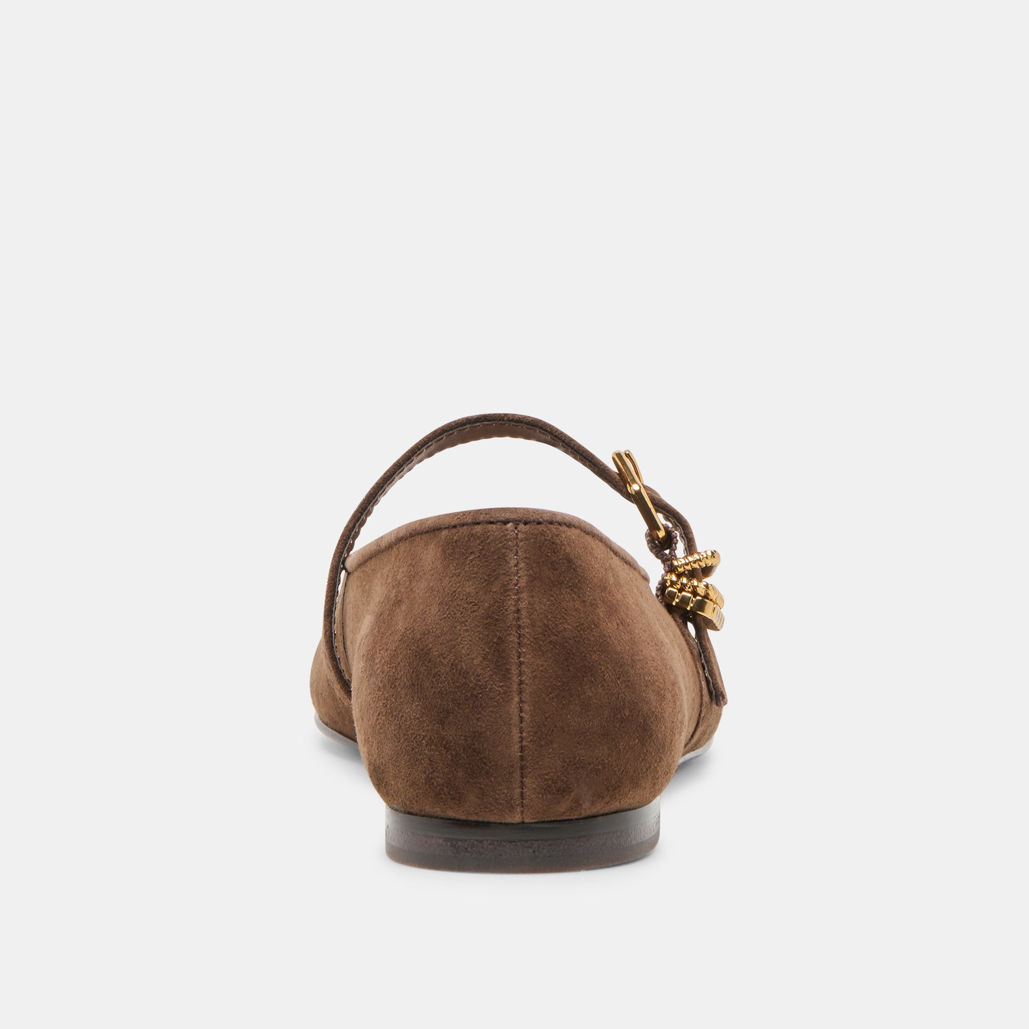 Alizza Dk Brown Suede Ballet Flats | Women Dolce Vita