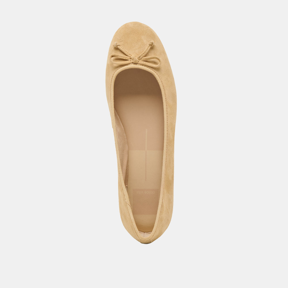 Ritla Honey Suede Ballet Flats | Dolce Vita Women