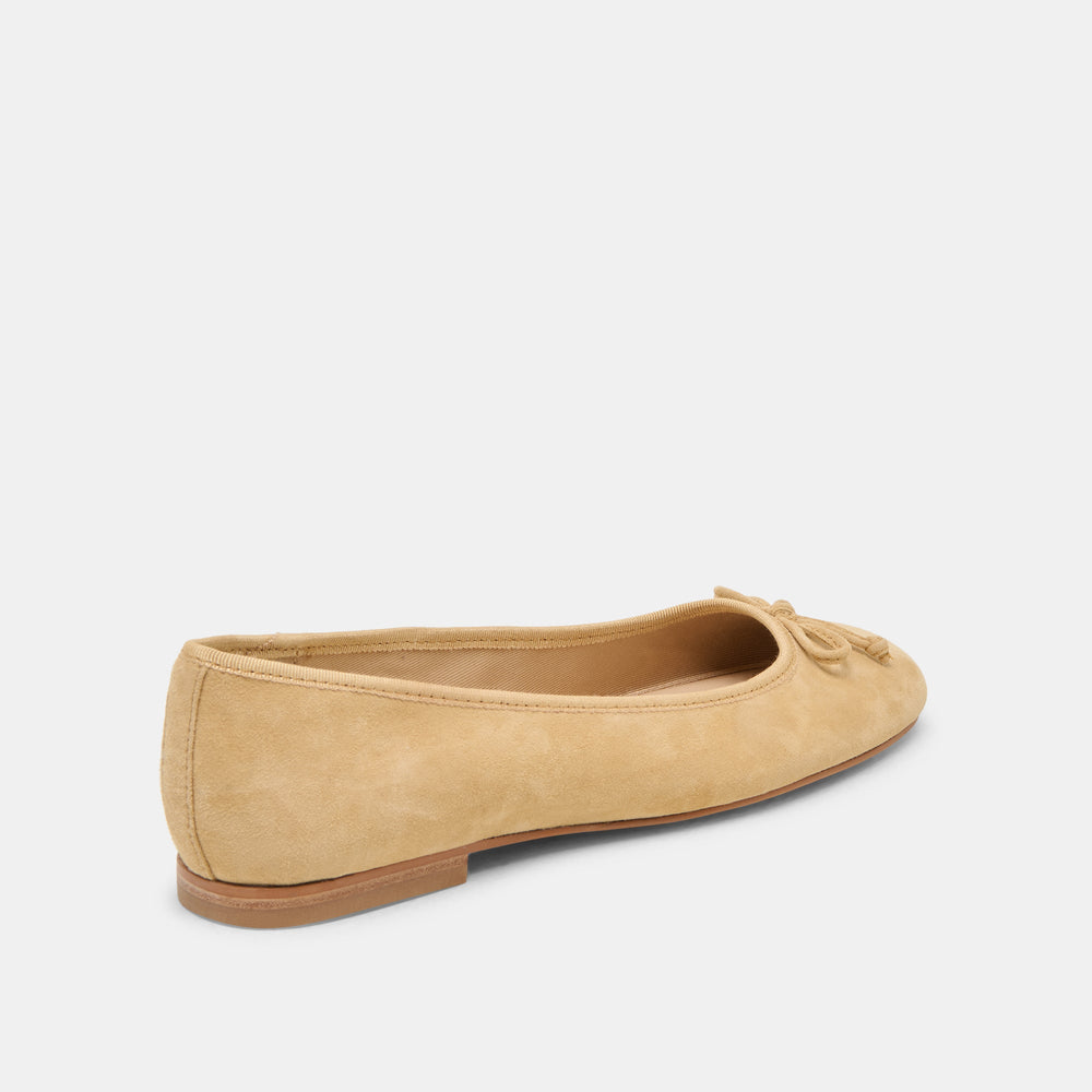 Ritla Honey Suede Ballet Flats | Dolce Vita Women