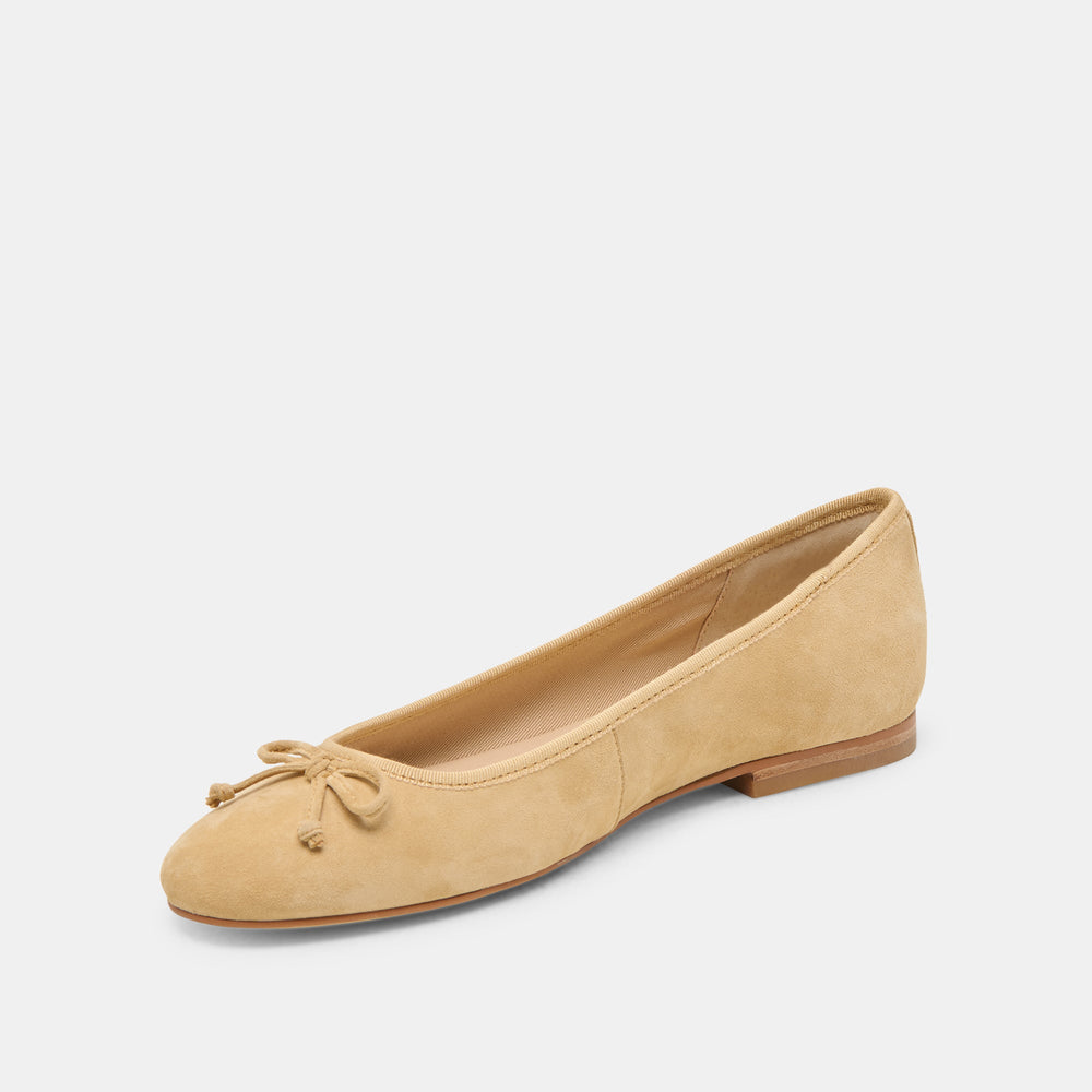 Ritla Honey Suede Ballet Flats | Dolce Vita Women