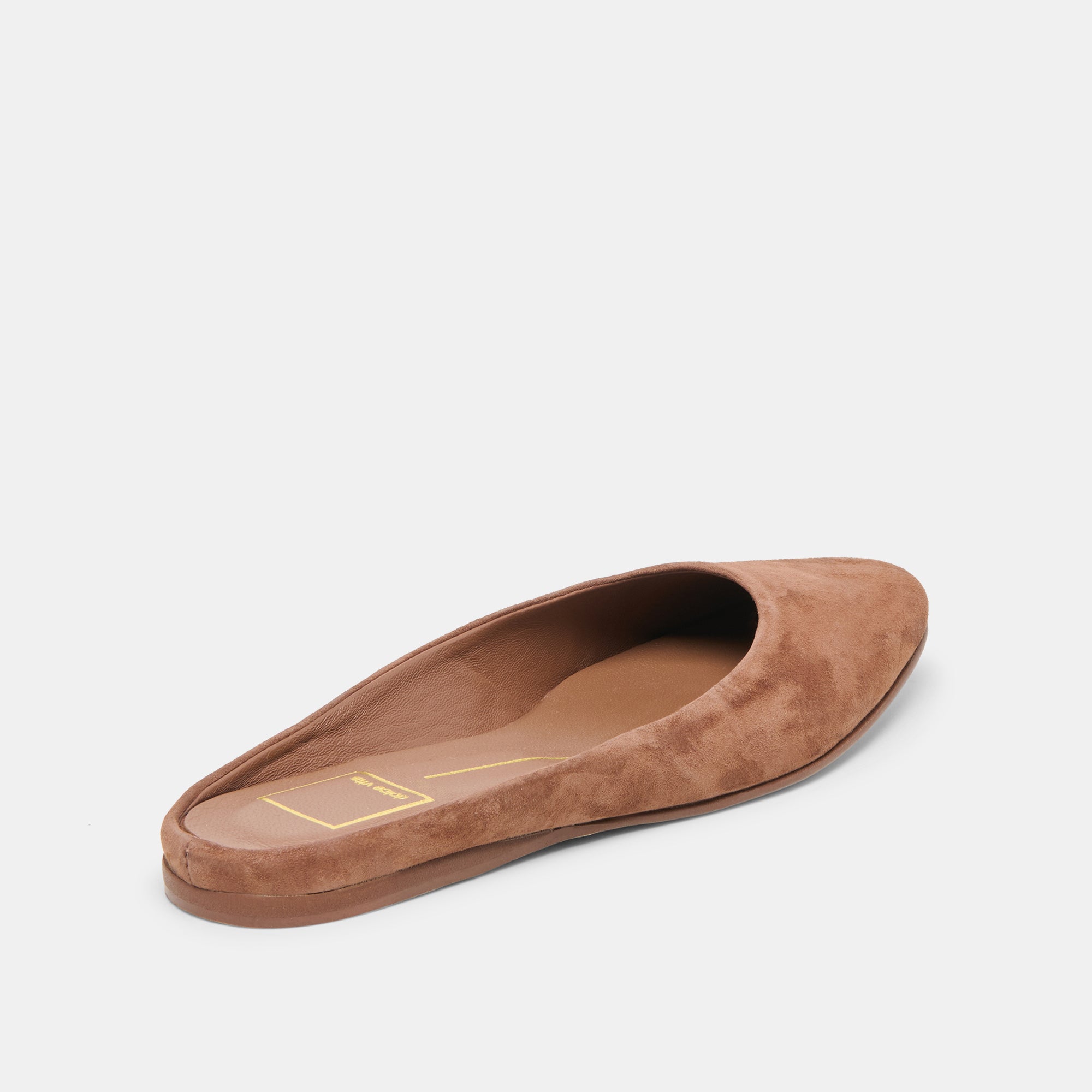 Eila Dk Brown Suede Flats | Women Dolce Vita