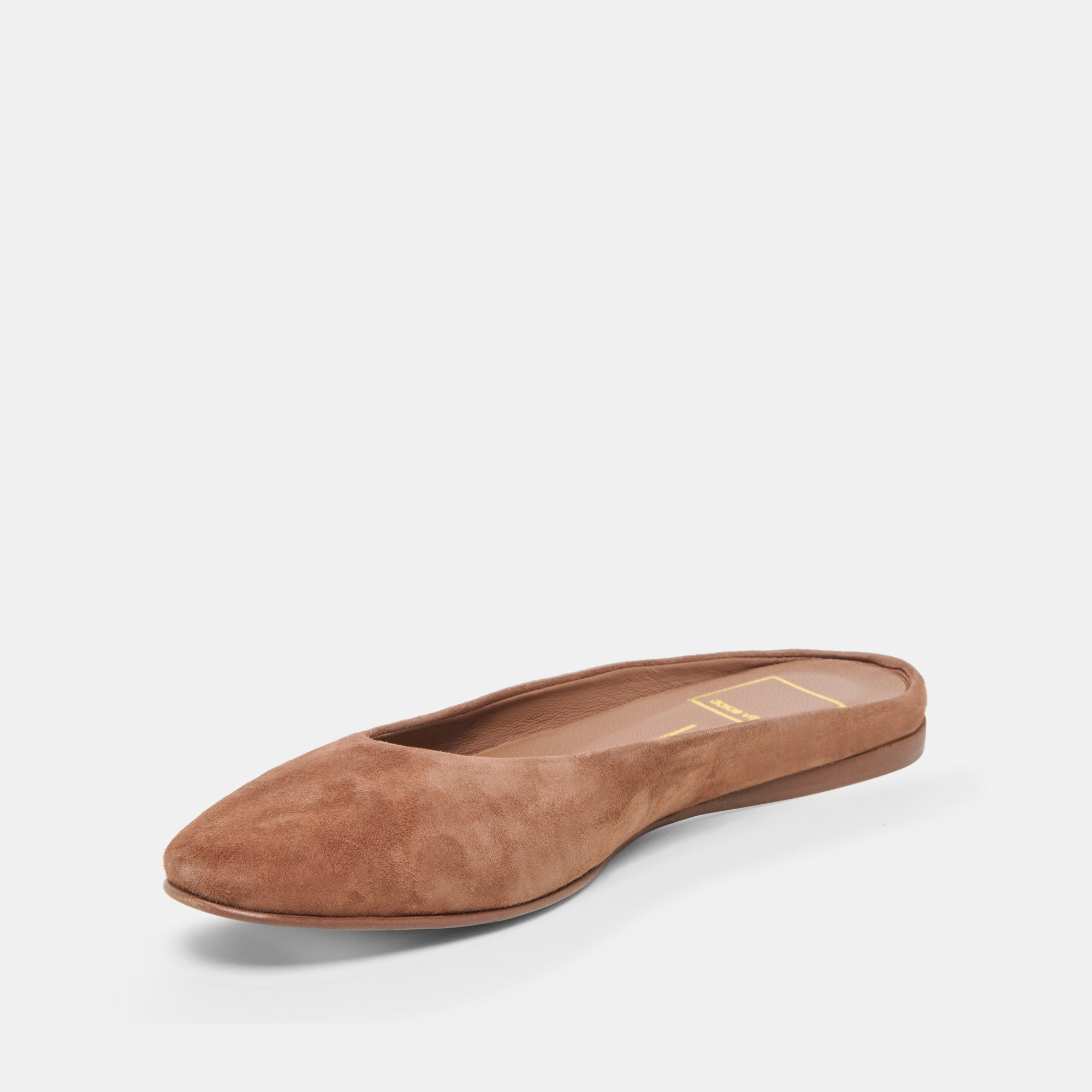 Eila Dk Brown Suede Flats | Women Dolce Vita