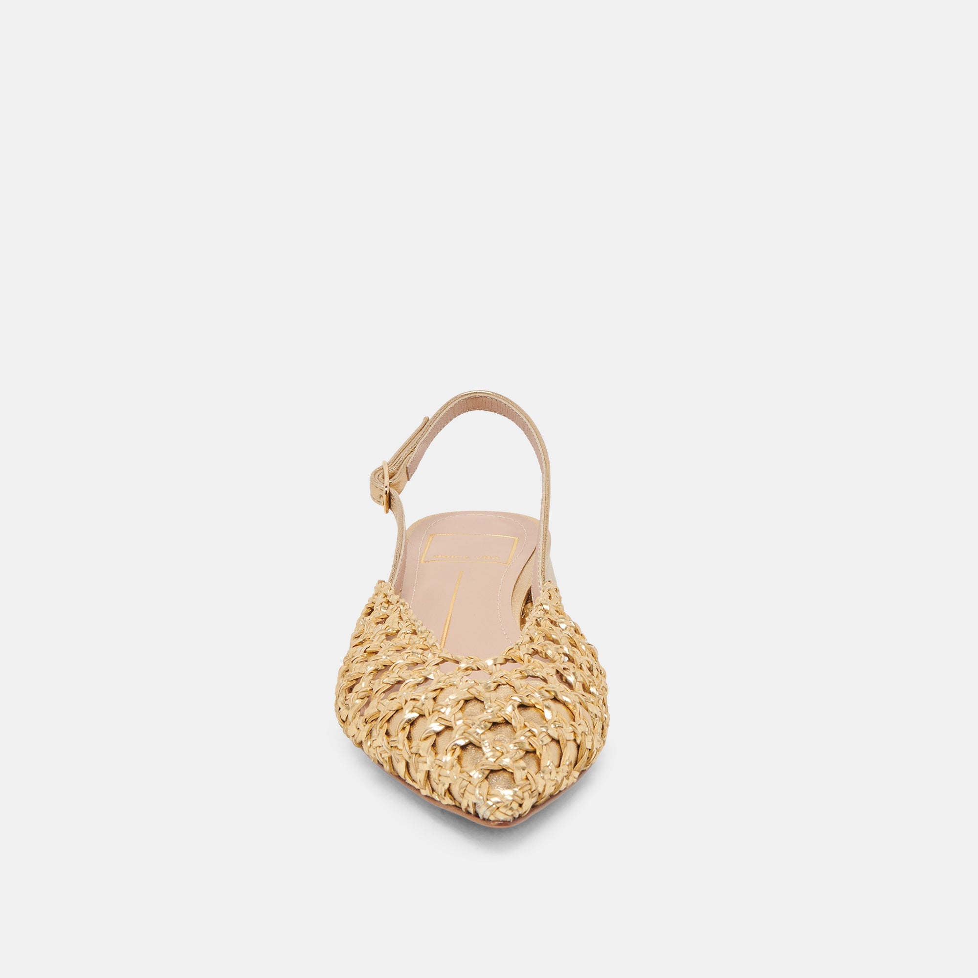 CYNDI FLATS GOLD WOVEN | Dolce Vita Women