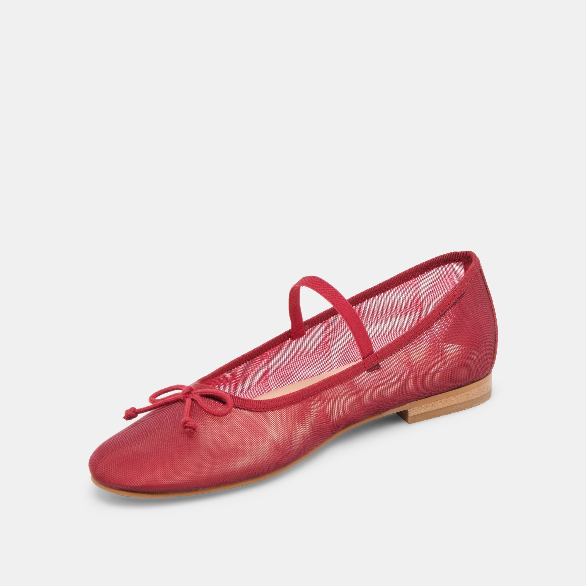 CADEL BALLET FLATS CRIMSON MESH | Dolce Vita Women