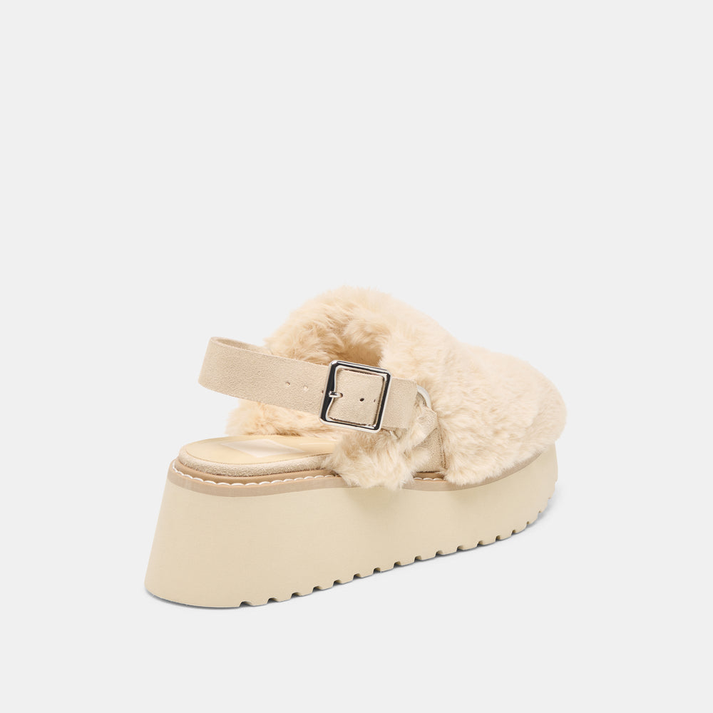 Lansy Natural Plush Flats | Dolce Vita Women