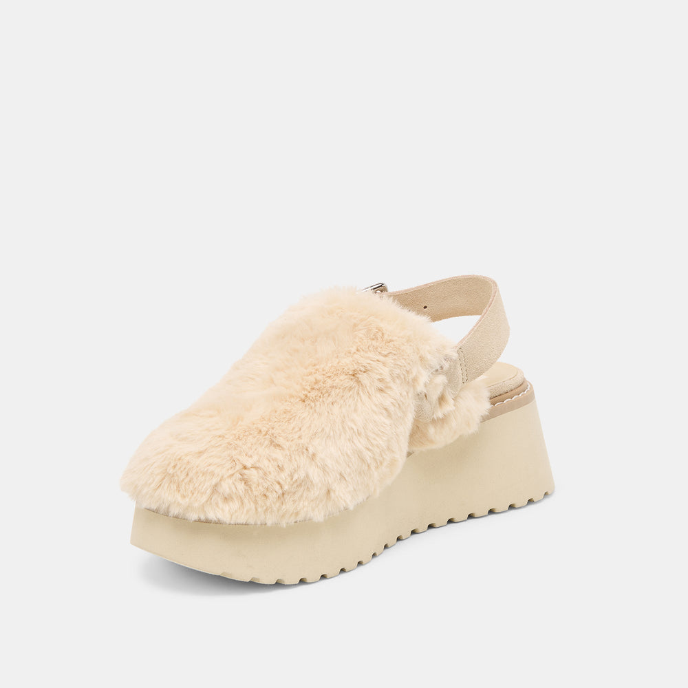 Lansy Natural Plush Flats | Dolce Vita Women