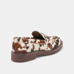 Tiggy Cocoa Taurus Calf Hair Loafers | Women Dolce Vita
