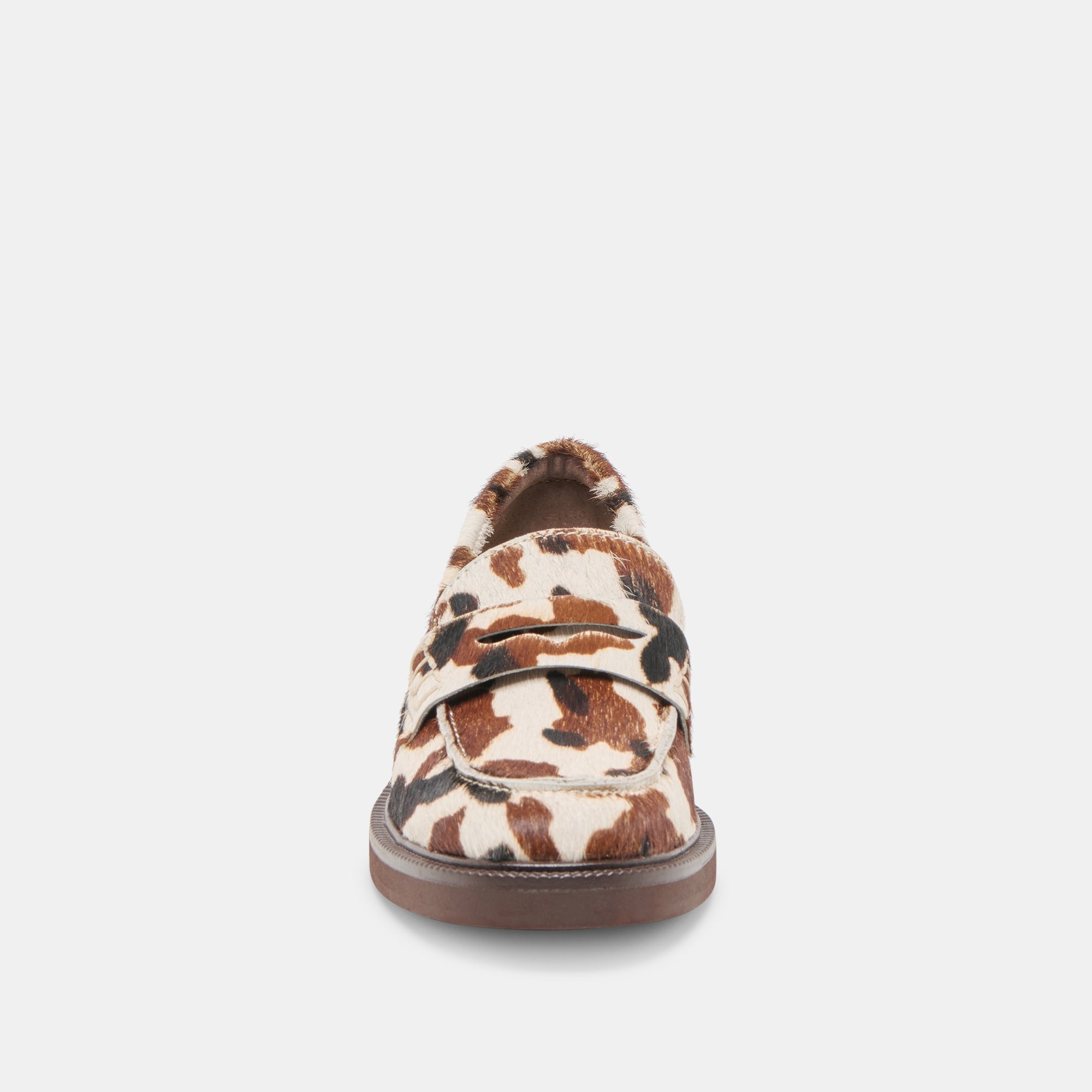 Tiggy Cocoa Taurus Calf Hair Loafers | Women Dolce Vita