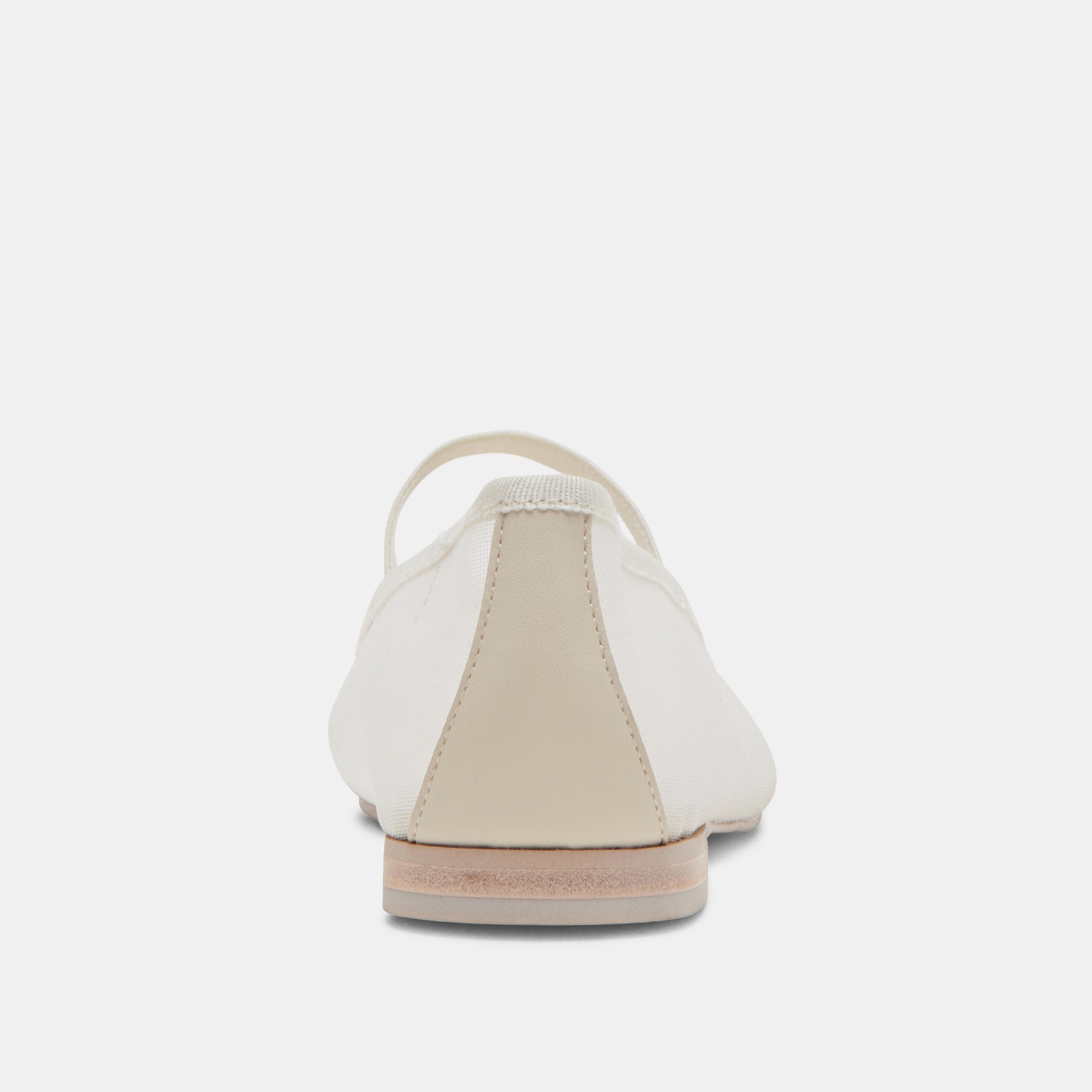 CADEL BALLET FLATS IVORY MESH | Women Dolce Vita