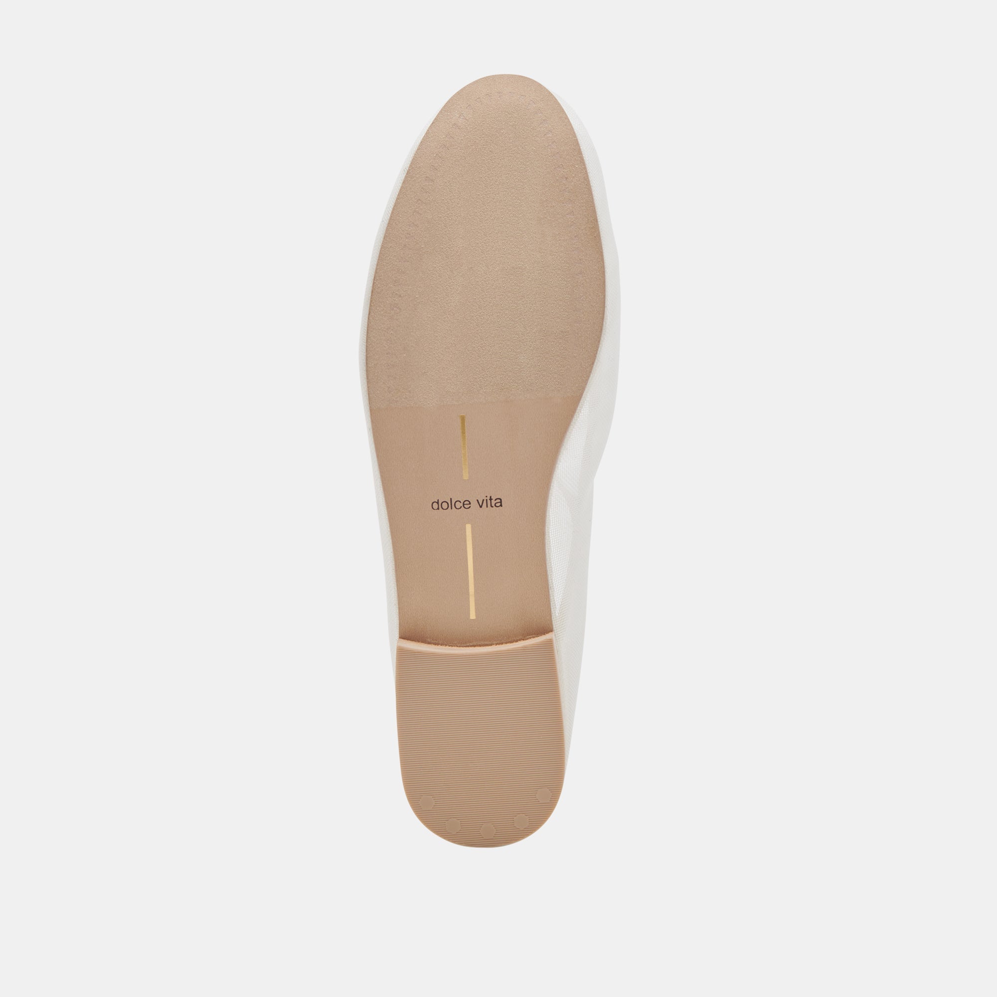 CADEL BALLET FLATS IVORY MESH | Women Dolce Vita