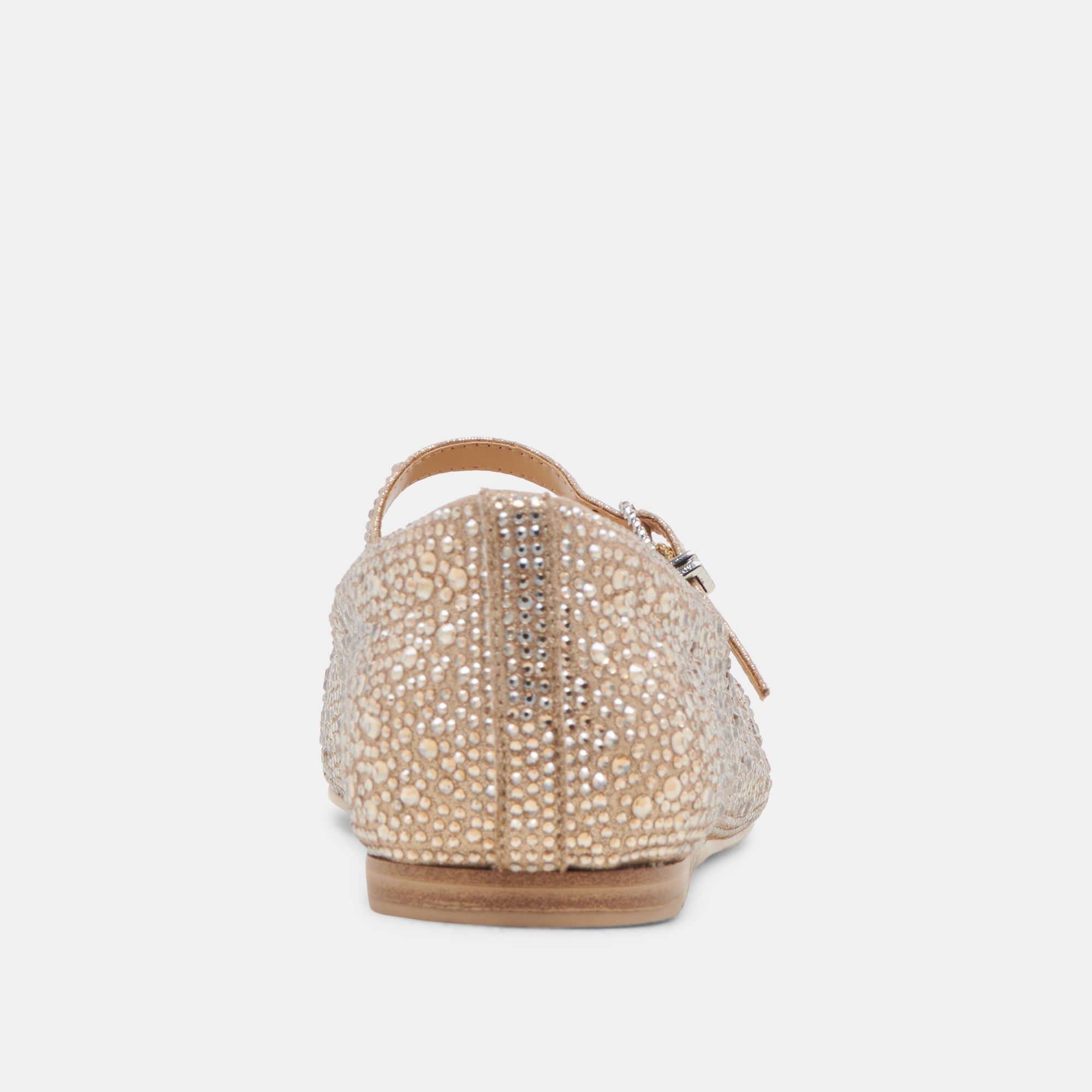 REYES CRYSTAL BALLET FLATS LIGHT GOLD CRYSTAL | Dolce Vita Women