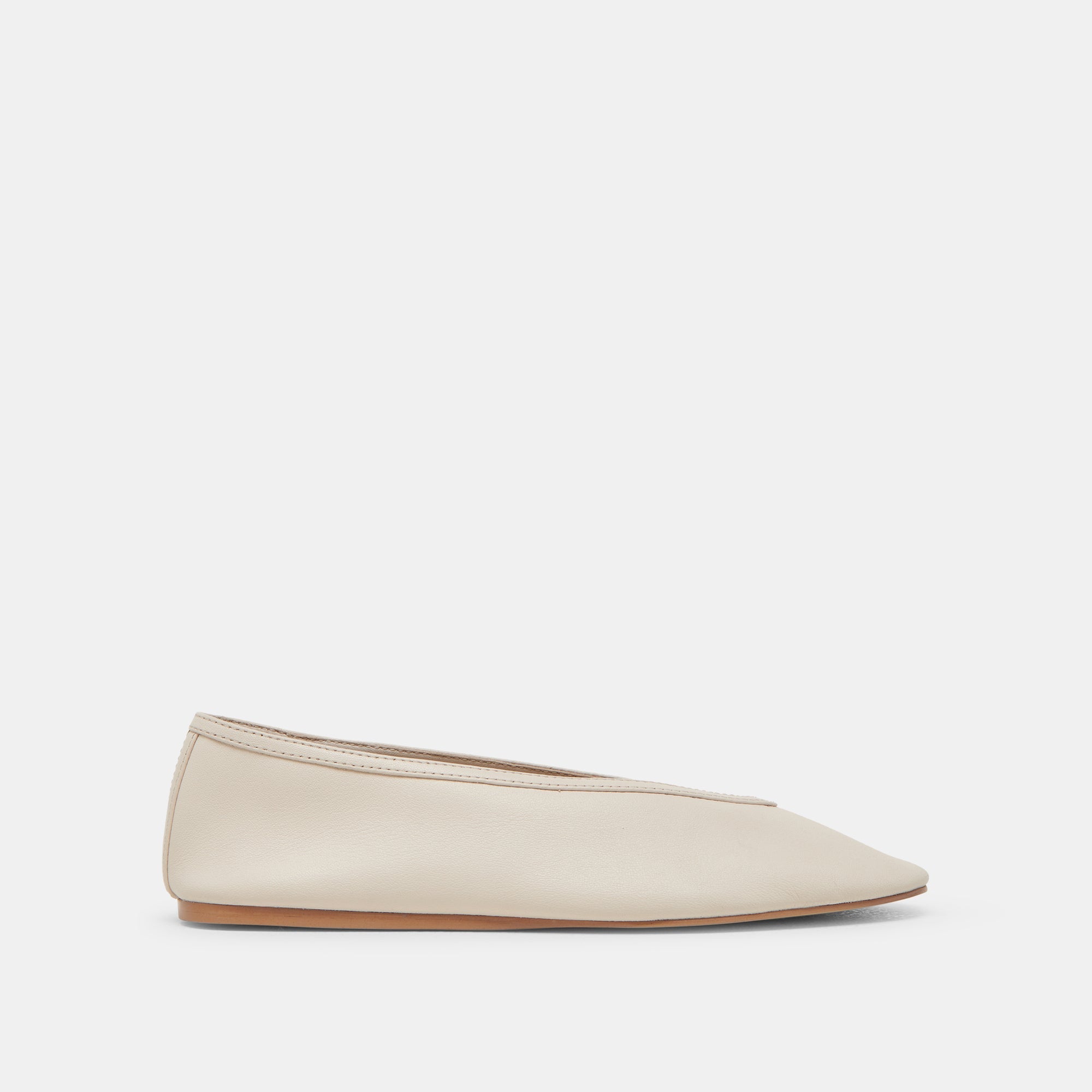 Braidy Ivory Leather Ballet Flats | Women Dolce Vita