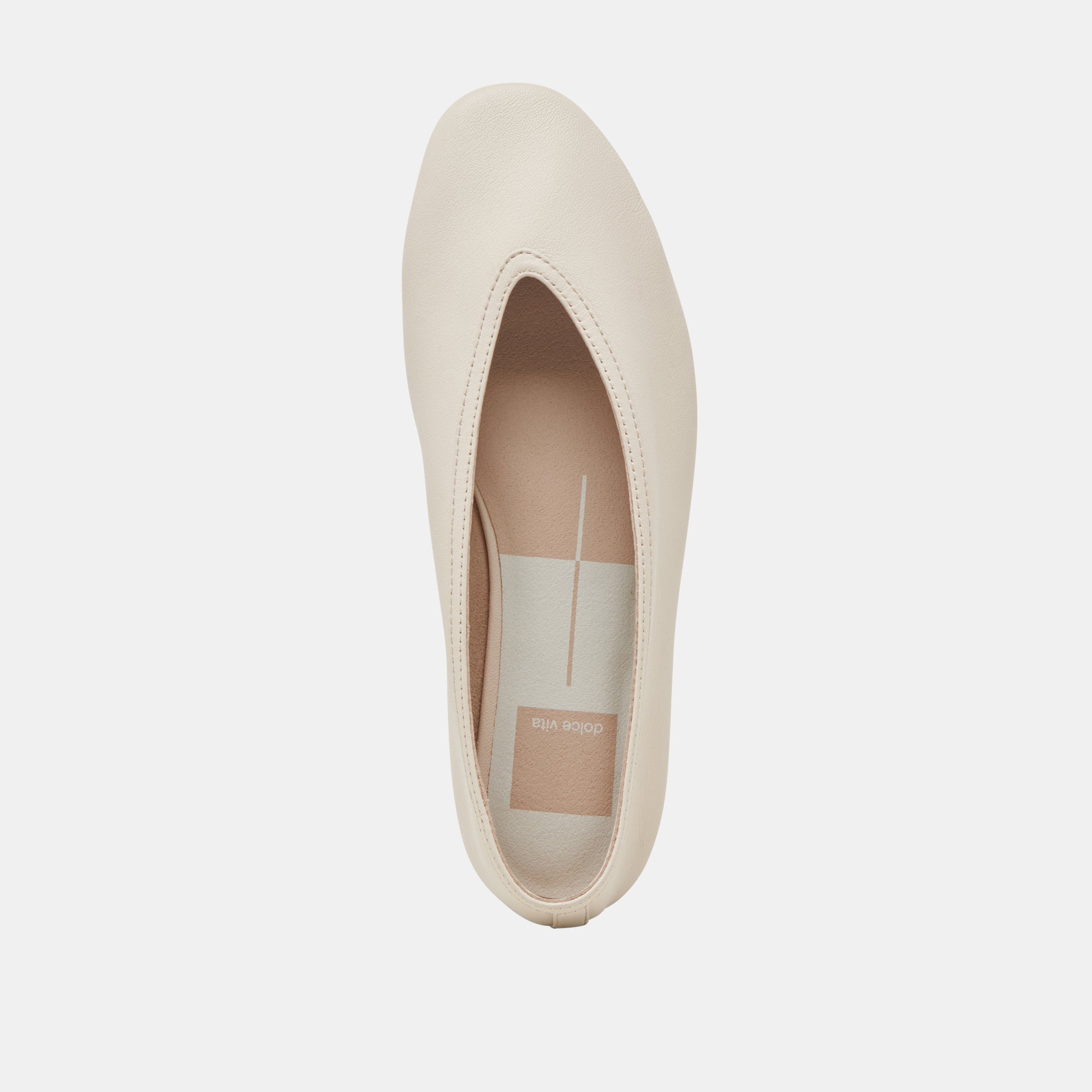 Braidy Ivory Leather Ballet Flats | Women Dolce Vita