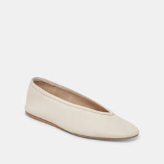 Braidy Ivory Leather Ballet Flats | Women Dolce Vita