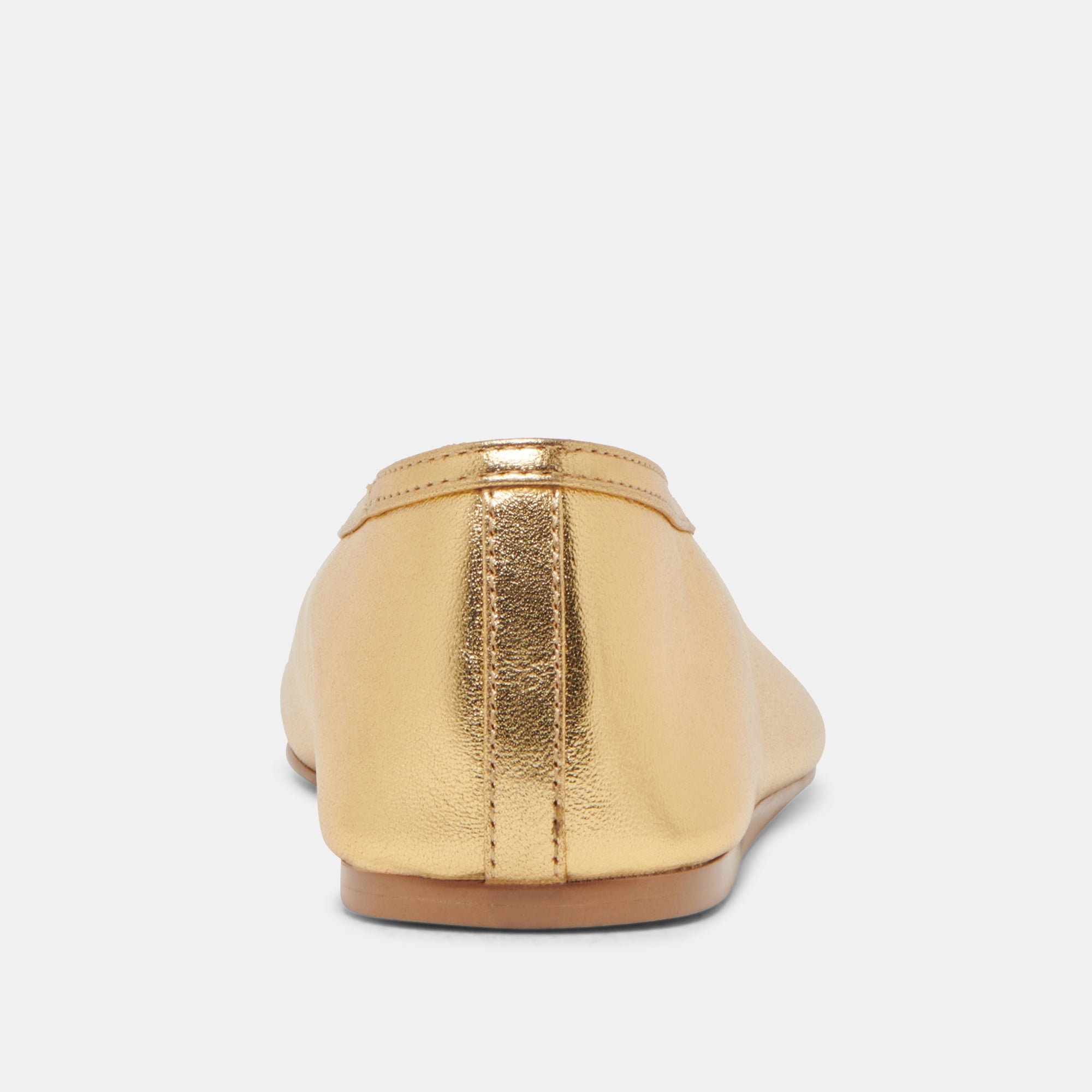 Braidy Gold Metallic Leather Ballet Flats | Dolce Vita Women