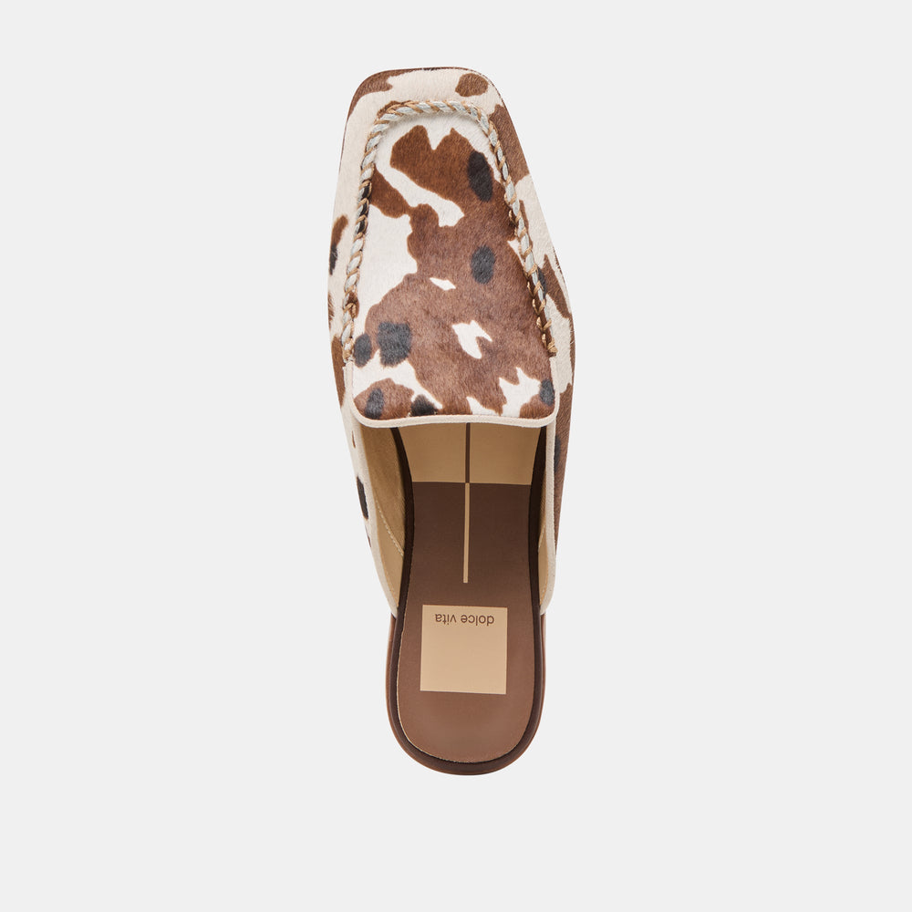Bradly Cocoa Taurus Calf Hair Flats | Dolce Vita Women