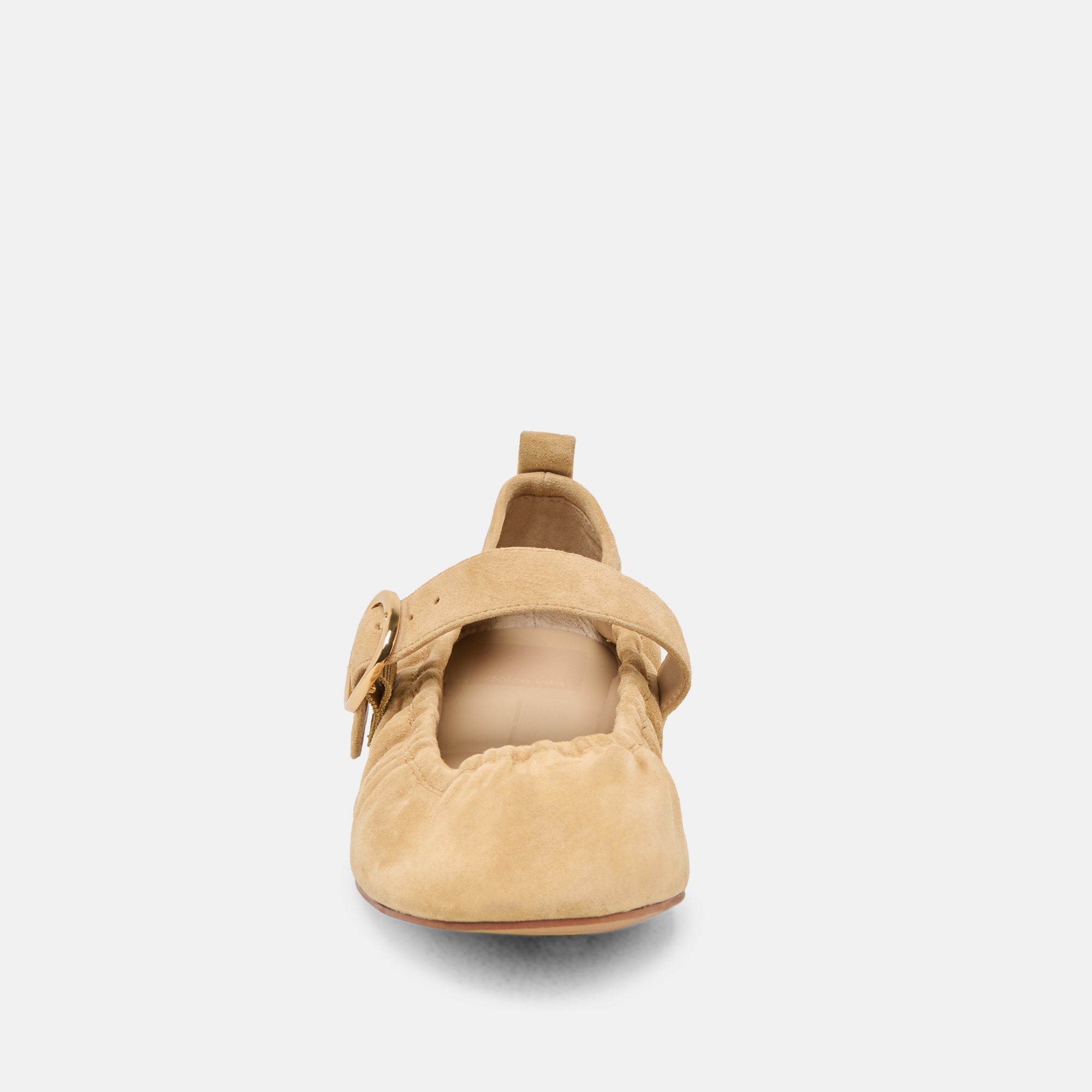 Caely Honey Suede Ballet Flats | Women Dolce Vita